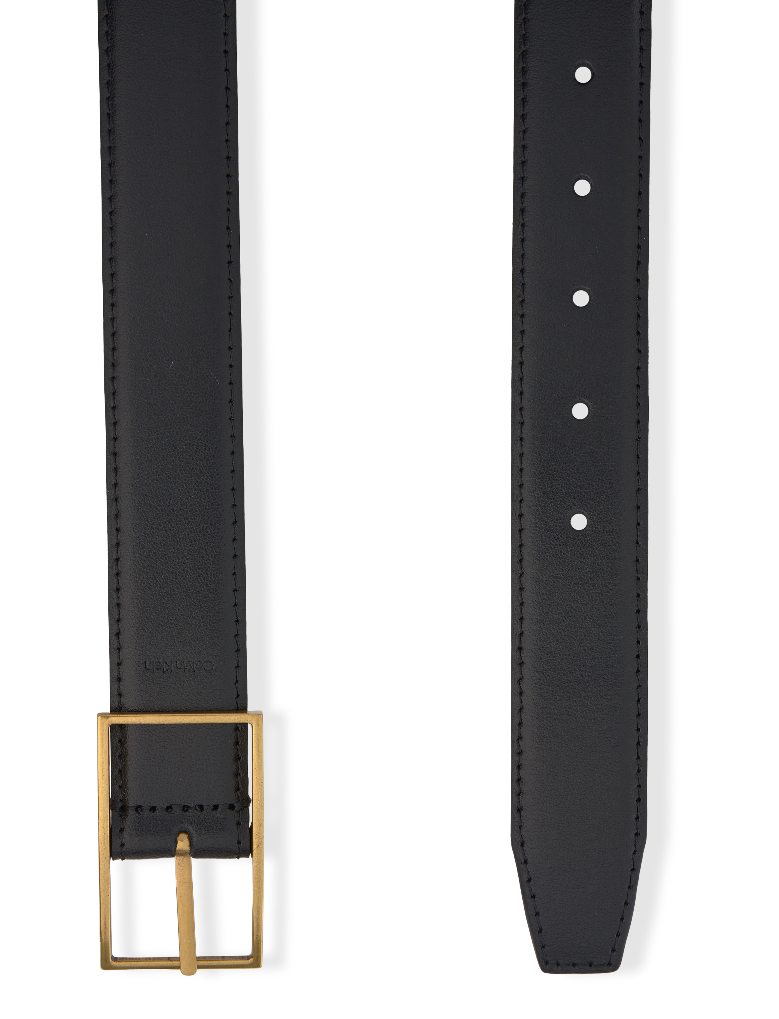 Calvin Klein - CLASSIC BUCKLE BELT 30MM - black   old gold - 1