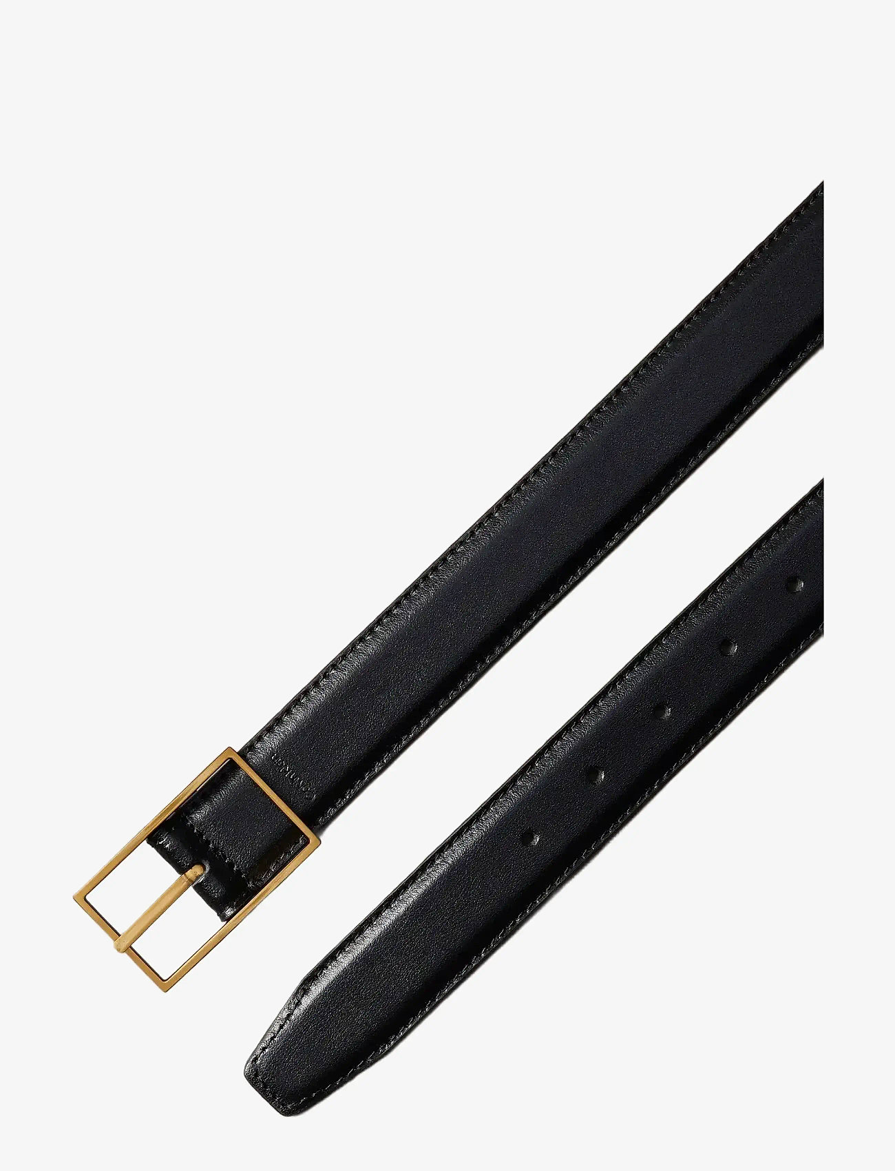 Calvin Klein - CLASSIC BUCKLE BELT 30MM - black / old gold - 2