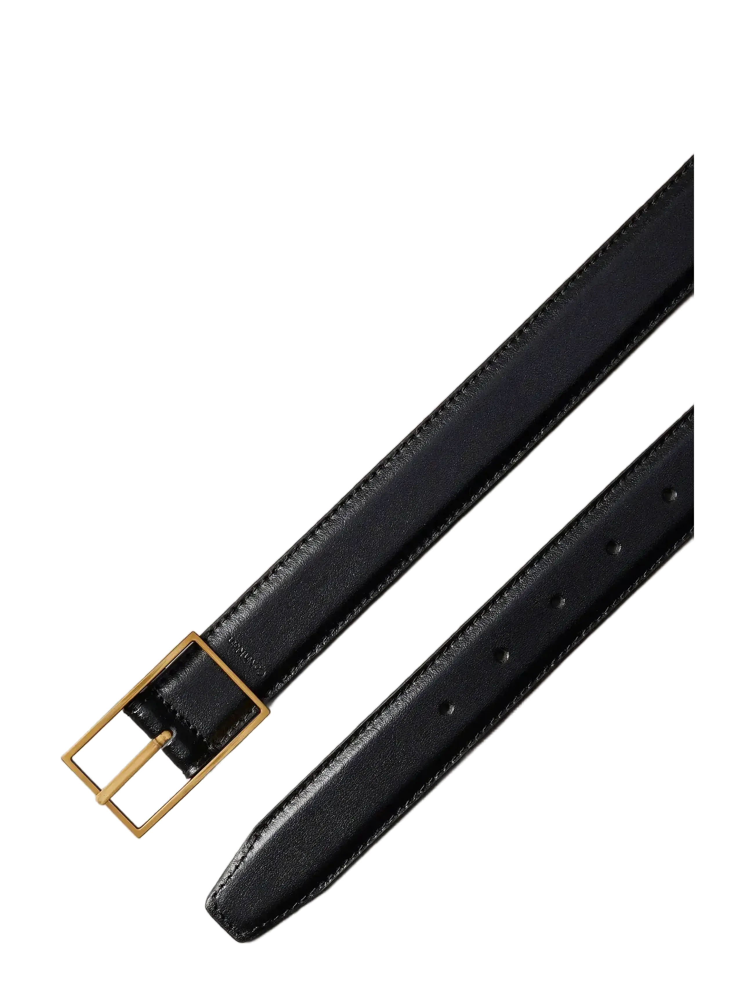 Calvin Klein - CLASSIC BUCKLE BELT 30MM - black   old gold - 2