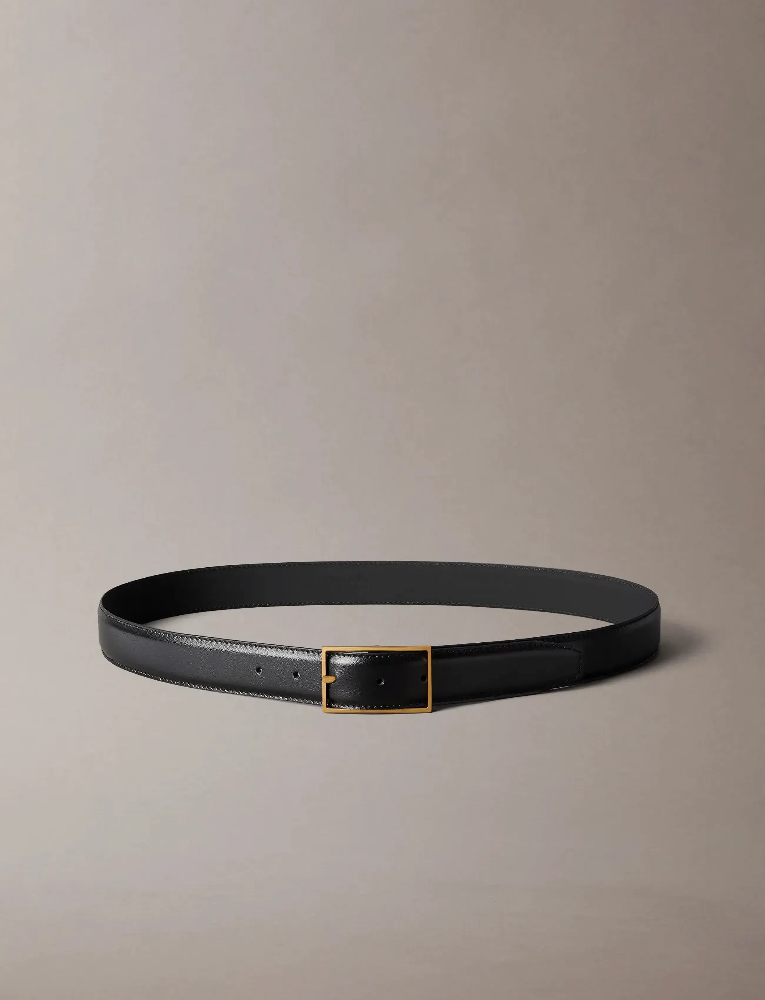 Calvin Klein - CLASSIC BUCKLE BELT 30MM - black   old gold - 4