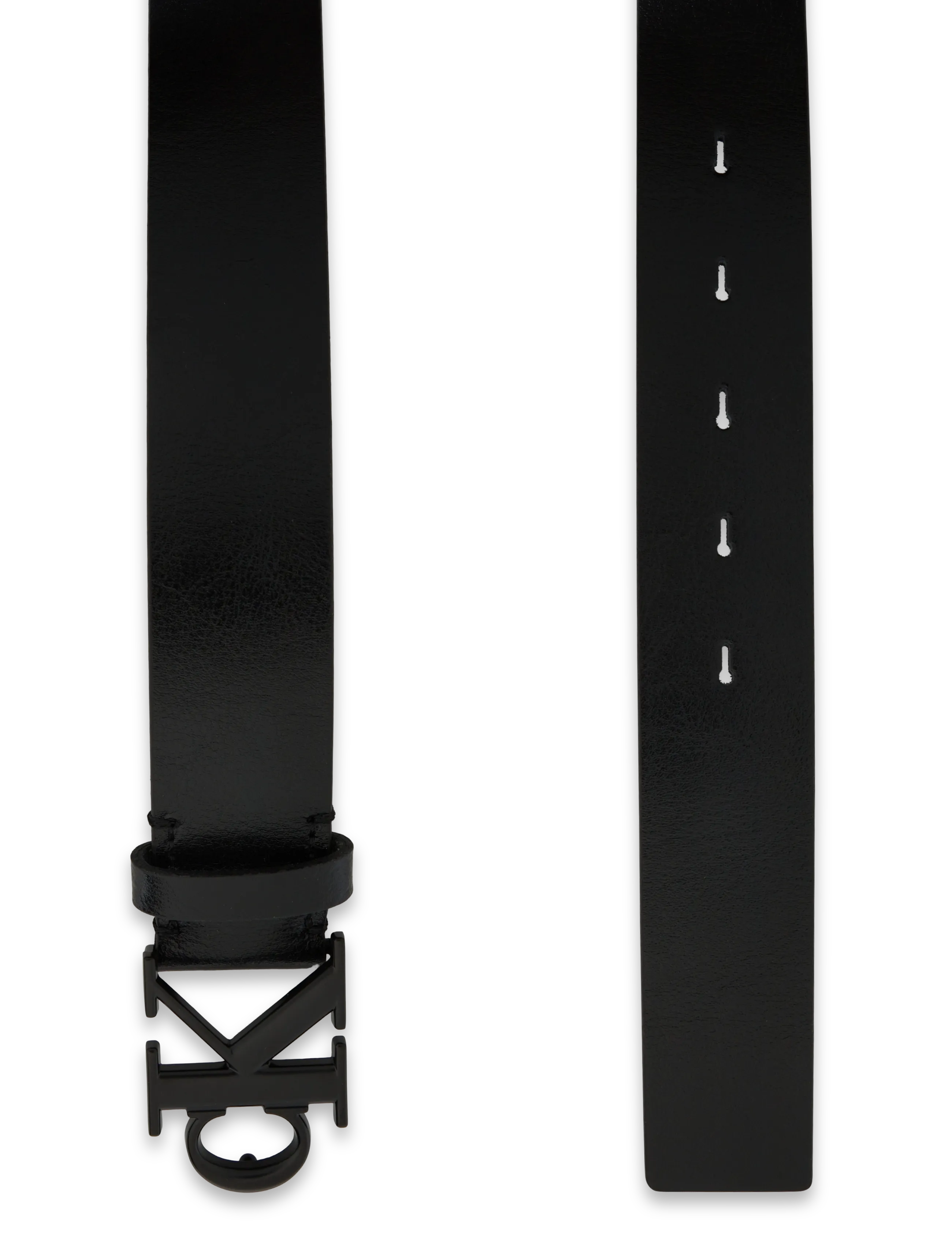 Calvin Klein - CK BUCKLE TUMBLED 35MM - klassiske belter - black matte black - 1