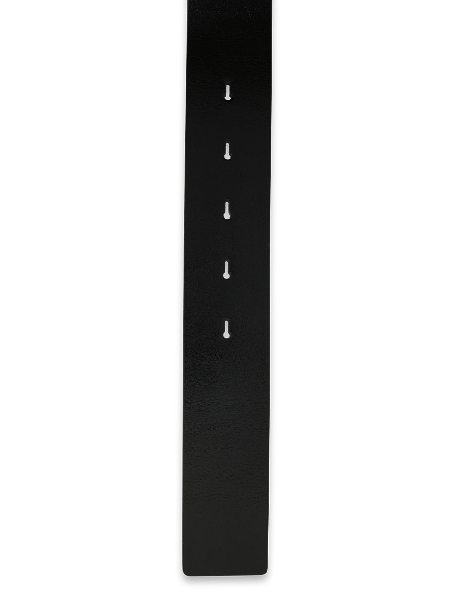 Calvin Klein - CK BUCKLE TUMBLED 35MM - klassikalised vööd - black matte black - 2