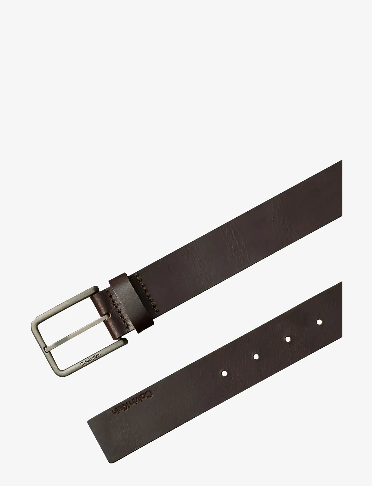 Calvin Klein - WARMTH BUCKLE SMOOTH 35MM - klassiske bælter - ck dark brown antique silver - 2