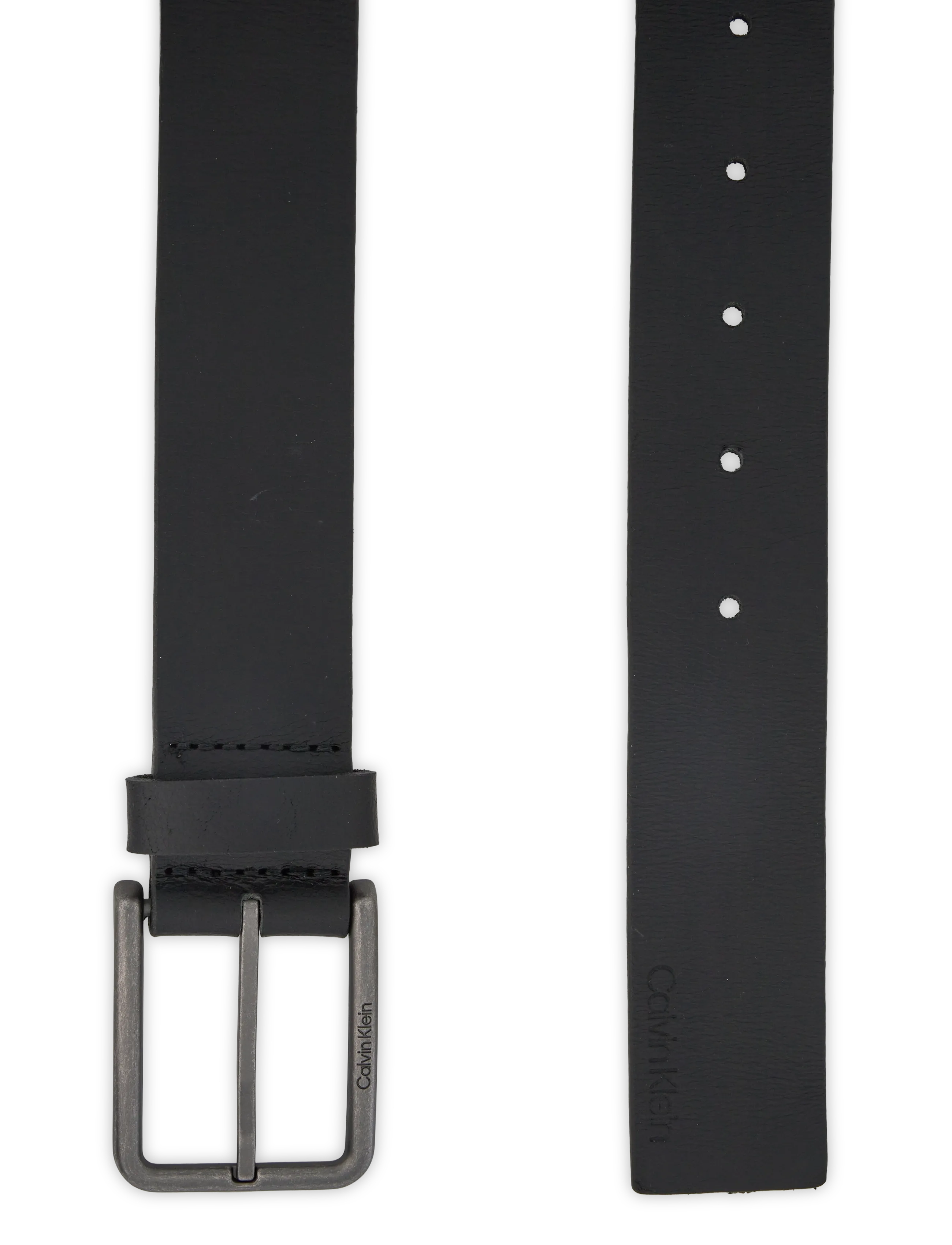Calvin Klein - WARMTH BUCKLE SMOOTH 35MM - klassiske bælter - black antique silver - 1