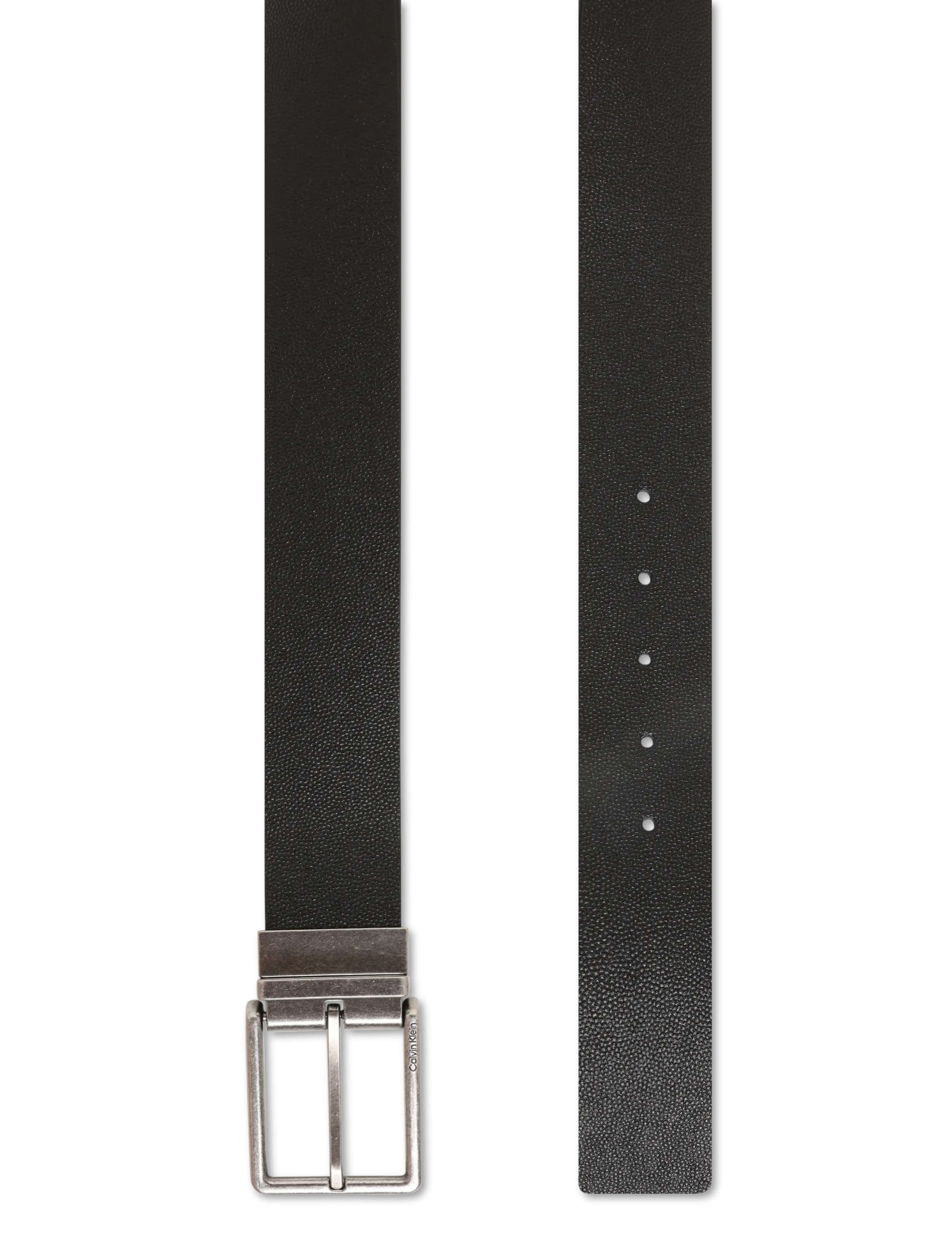 Calvin Klein - WARMTH BUCKLE 40MM REV/ADJ - black   ck cognac   antique silver - 1