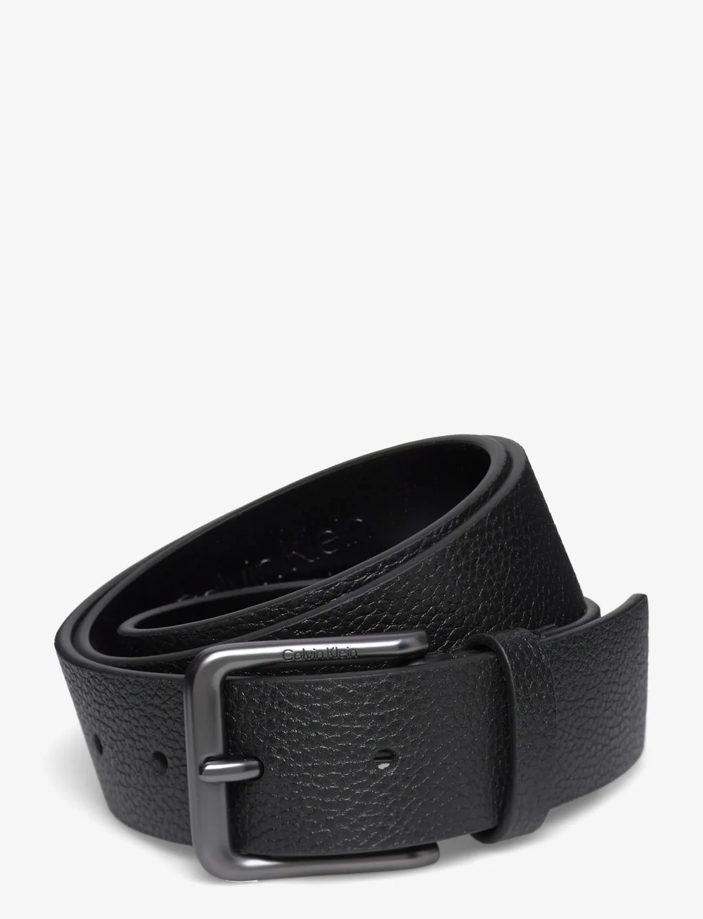 Calvin Klein - CASUAL PIN BUCKLE 35MM - klassisch gürtel - black / matte gunmetal - 0