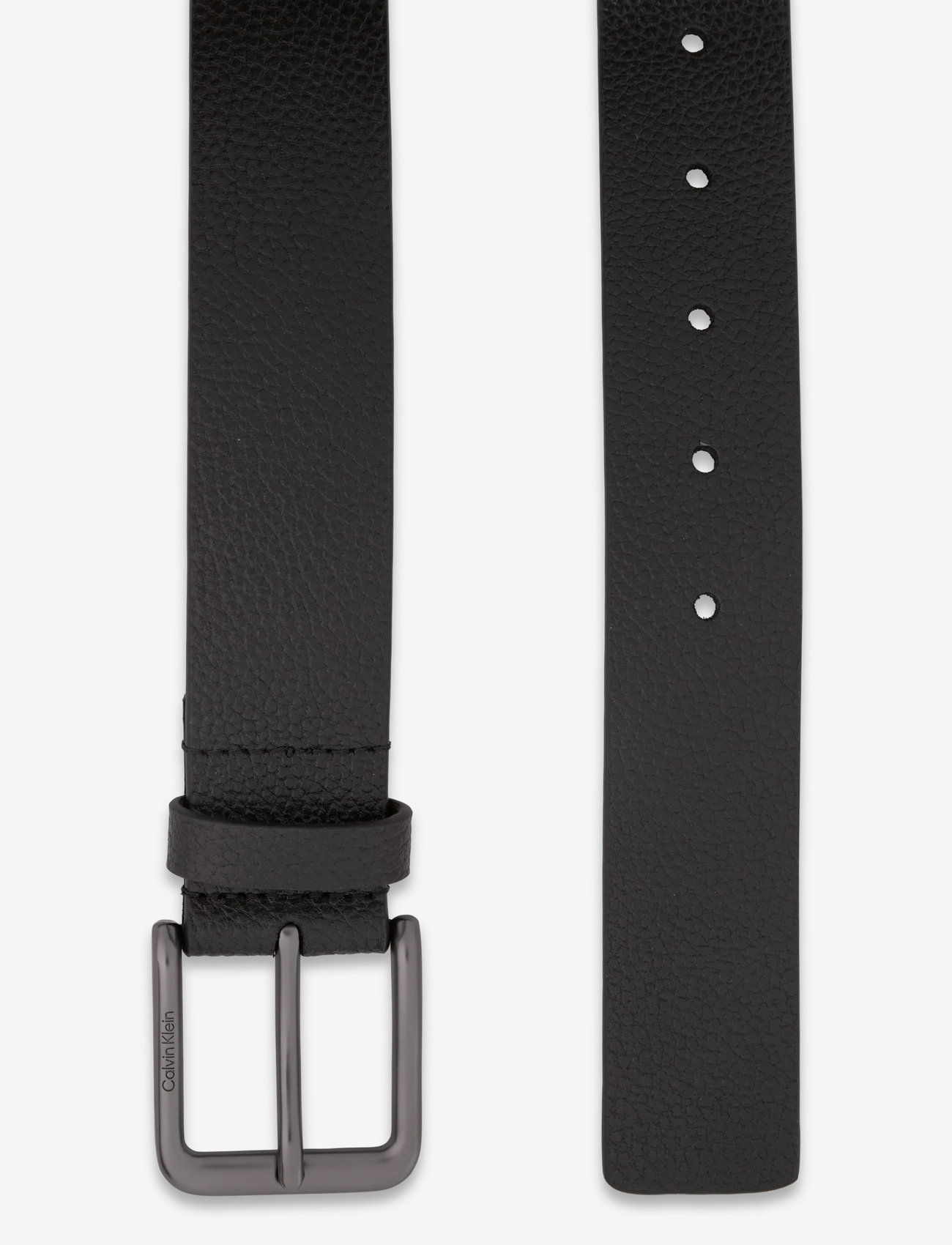 Calvin Klein - CASUAL PIN BUCKLE 35MM - klassiska skärp - black / matte gunmetal - 1