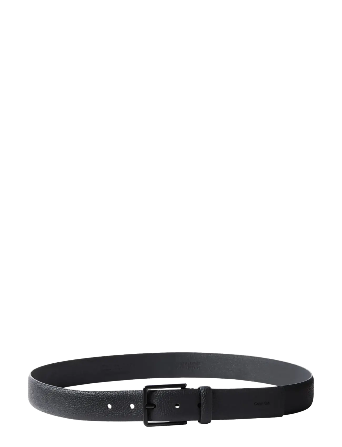 Calvin Klein - WARMTH BUCKLE PEBBLE 35MM FIXED - premium styles - black matte black - 1