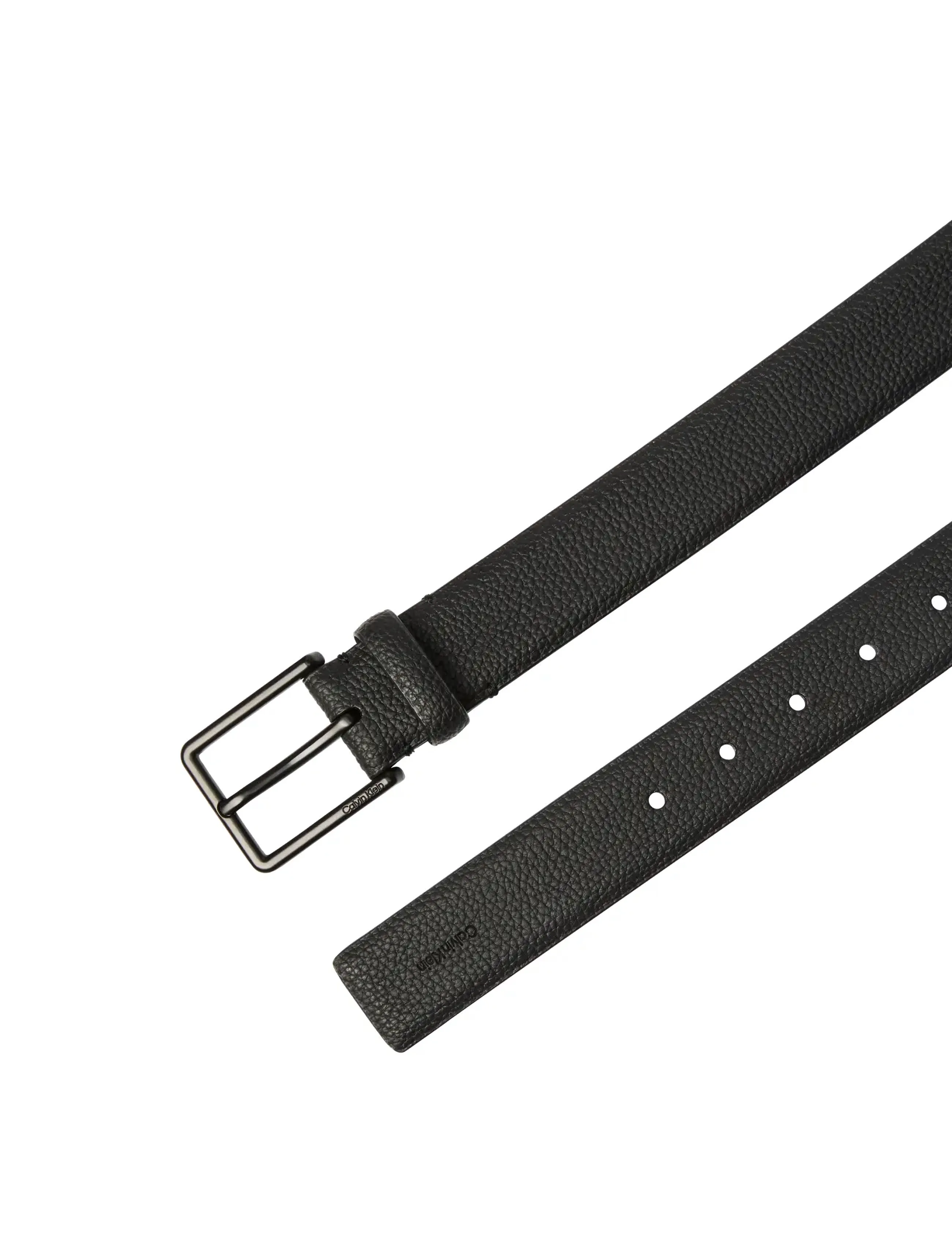 Calvin Klein - WARMTH BUCKLE PEBBLE 35MM FIXED - premium styles - black matte black - 2