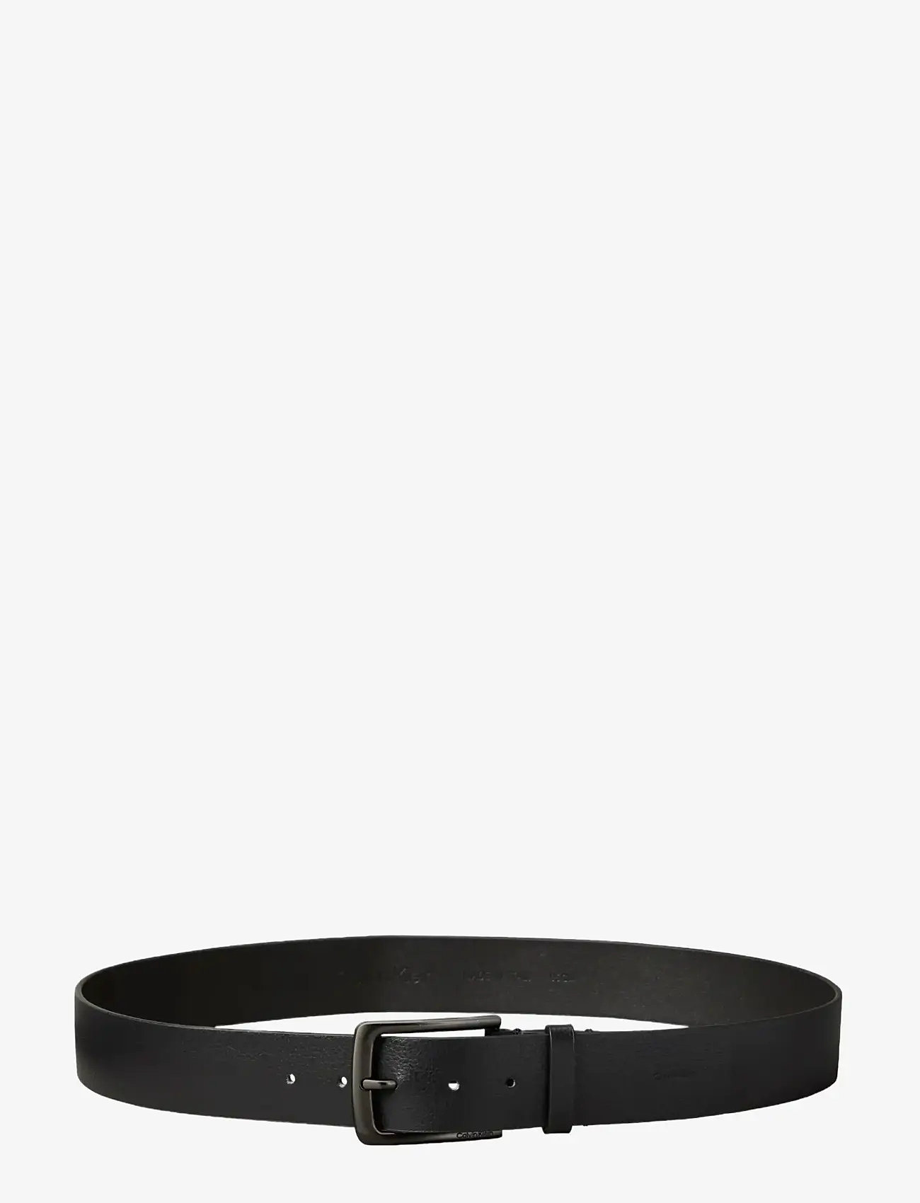 Calvin Klein - WARMTH BUCKLE PEBBLE 35MM FIXED - klassiske bælter - black   matte gunmetal - 2