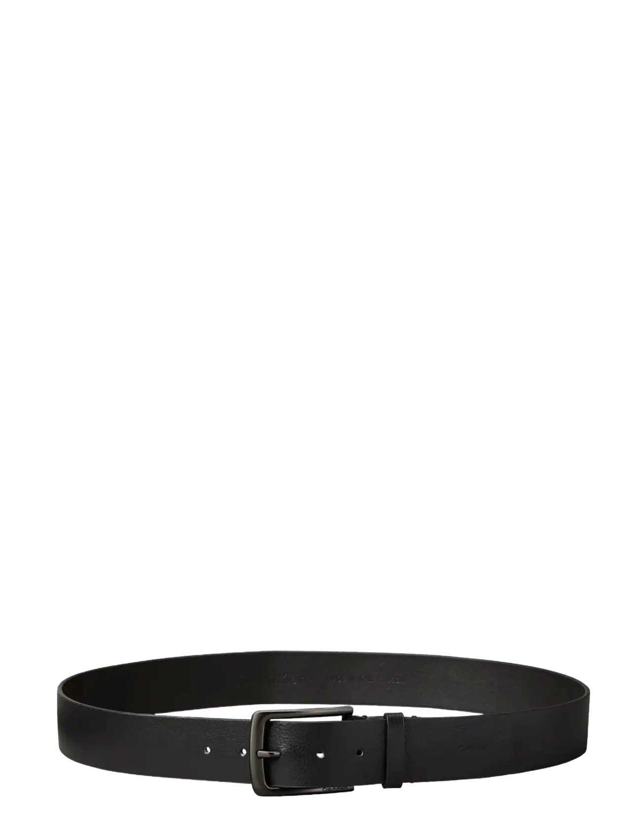 Calvin Klein - WARMTH BUCKLE PEBBLE 35MM FIXED - klassikalised vööd - black   matte gunmetal - 2