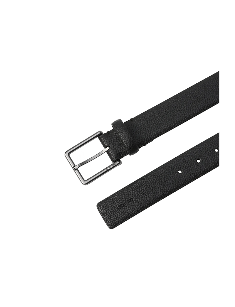 Calvin Klein - CASUAL PIN BUCKLE PEBBLE 40MM FI - klassiske bælter - black matte gunmetal - 1