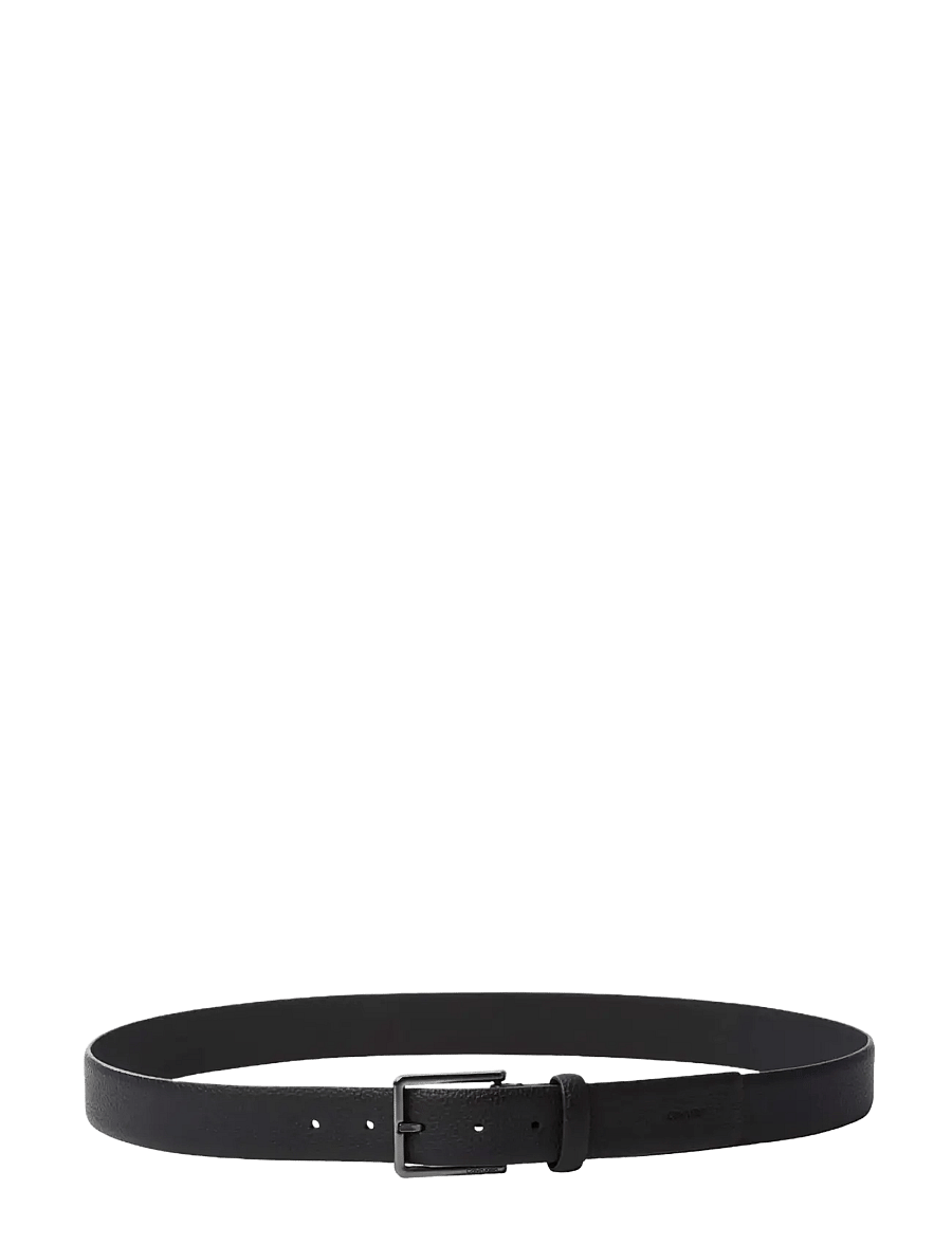 Calvin Klein - CASUAL PIN BUCKLE PEBBLE 40MM FI - klassikalised vööd - black matte gunmetal - 2