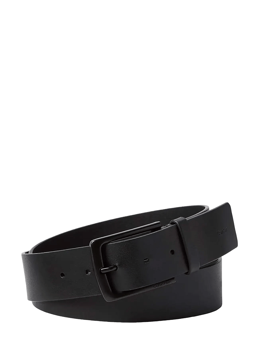 Calvin Klein - CASUAL PIN BUCKLE SMOOTH 40MM FI - klassische gürtel - black matte black - 0