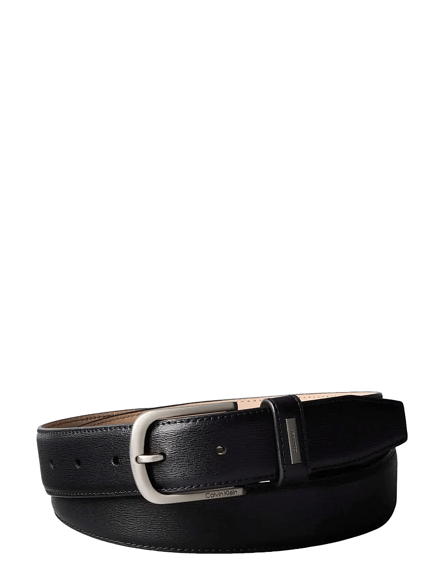 Calvin Klein - CASUAL PIN BUCKLE 32MM FIXED - klassische gürtel - black brushed nickel - 0