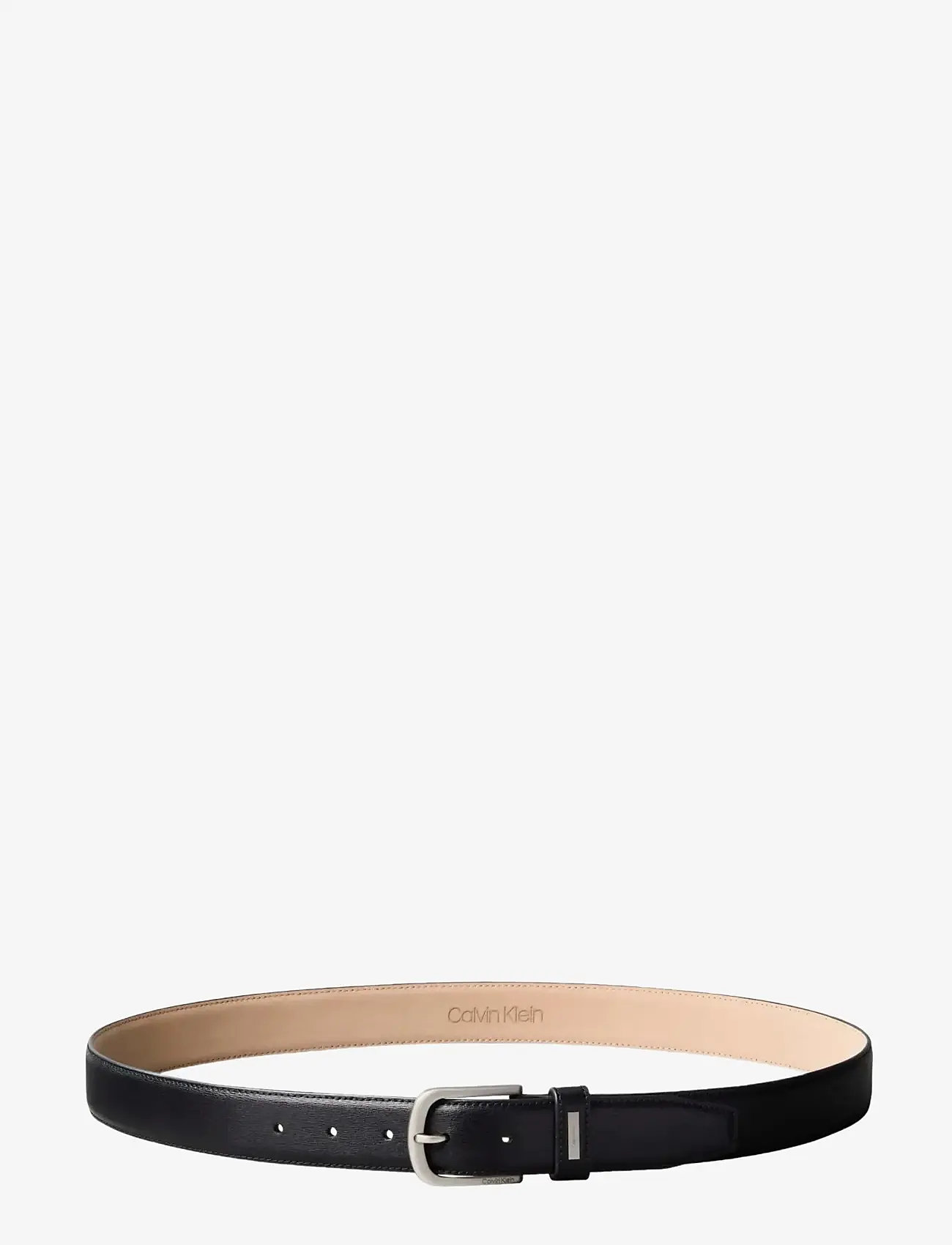 Calvin Klein - CASUAL PIN BUCKLE 32MM FIXED - klassikalised vööd - black   brushed nickel - 1