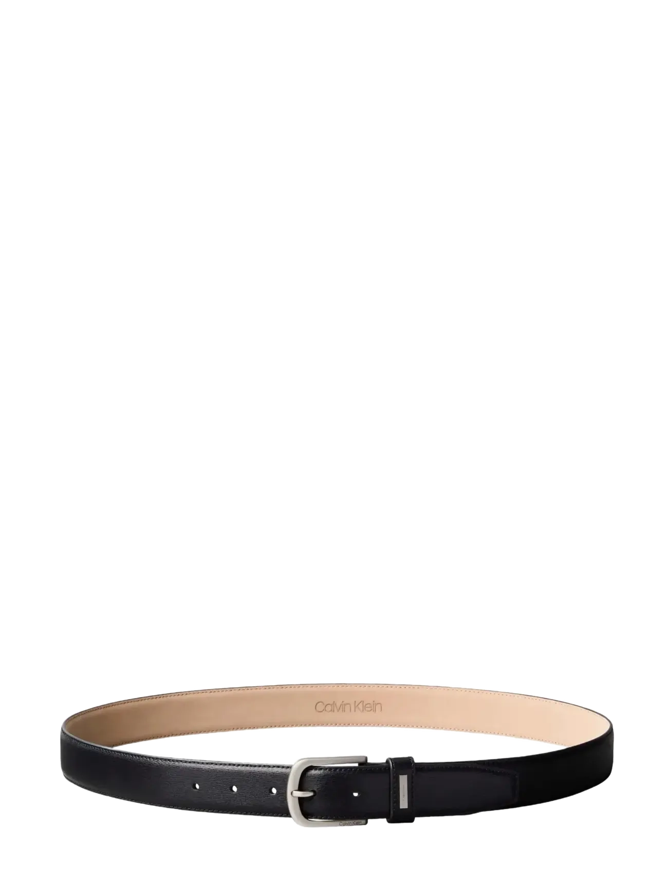 Calvin Klein - CASUAL PIN BUCKLE 32MM FIXED - klassiske bælter - black   brushed nickel - 1