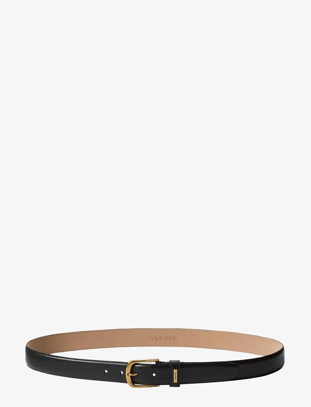 Calvin Klein - CASUAL PIN BUCKLE 32MM FIXED - black   old gold - 1