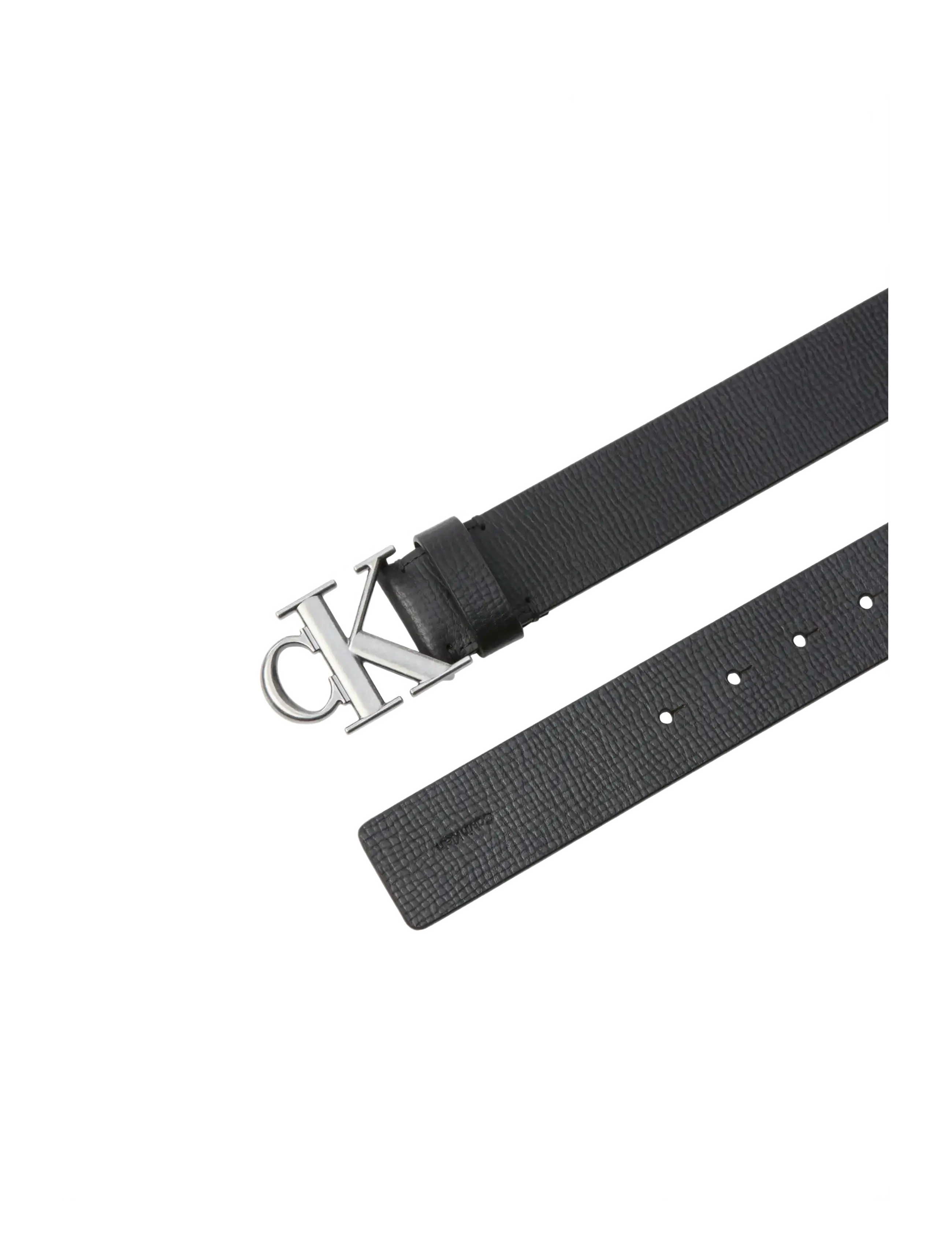 Calvin Klein - CK BUCKLE 40MM FIXED - belter - black antique silver - 1