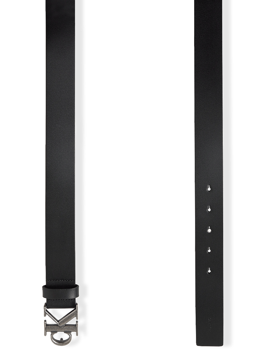 Calvin Klein - CK BUCKLE SMOOTH 35MM - klassikalised vööd - black antique silver - 1