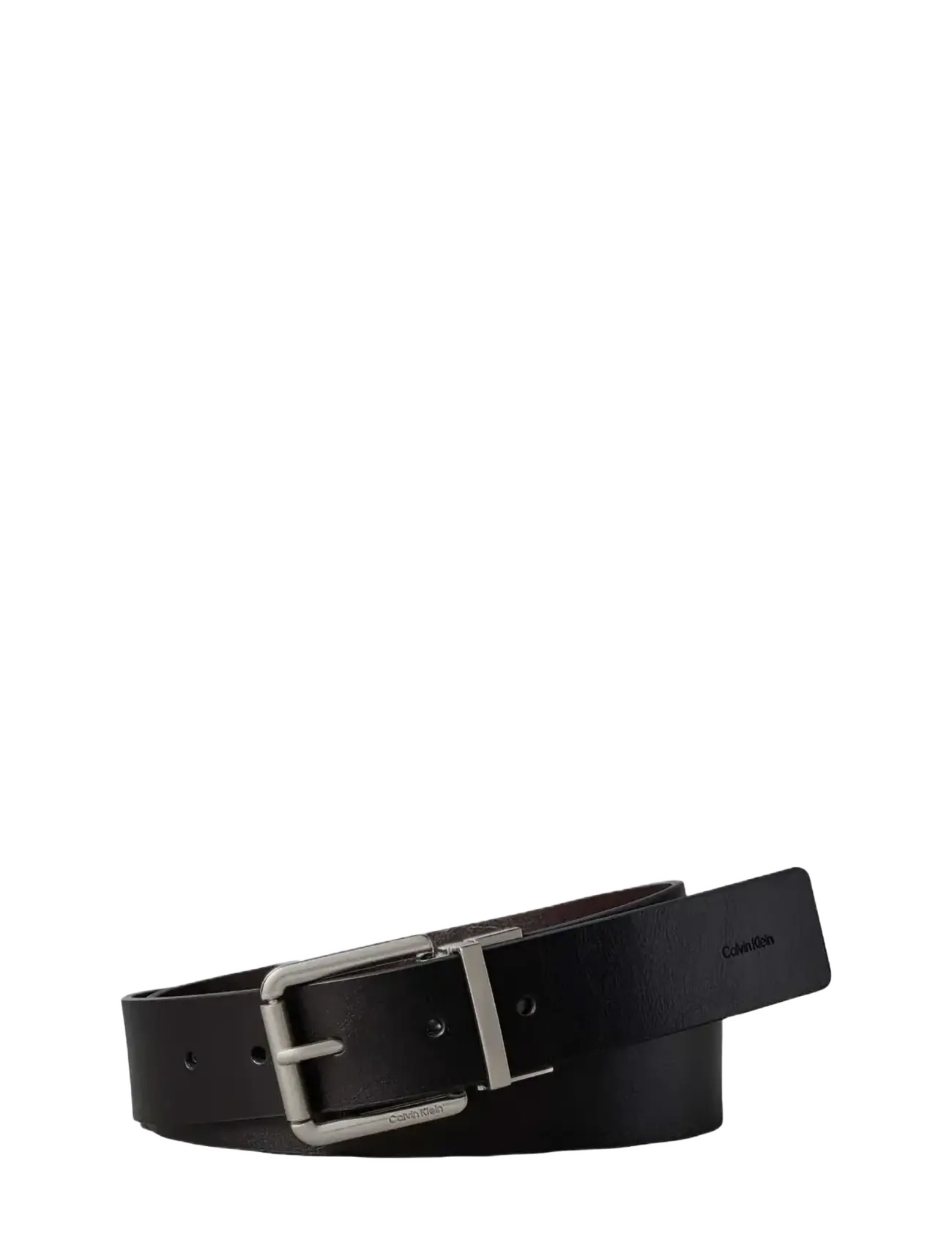 Calvin Klein Casual Roller Buckle 35Mm Adj/Re, 100, Black, Bælter > Klassiske Bælter, Herre