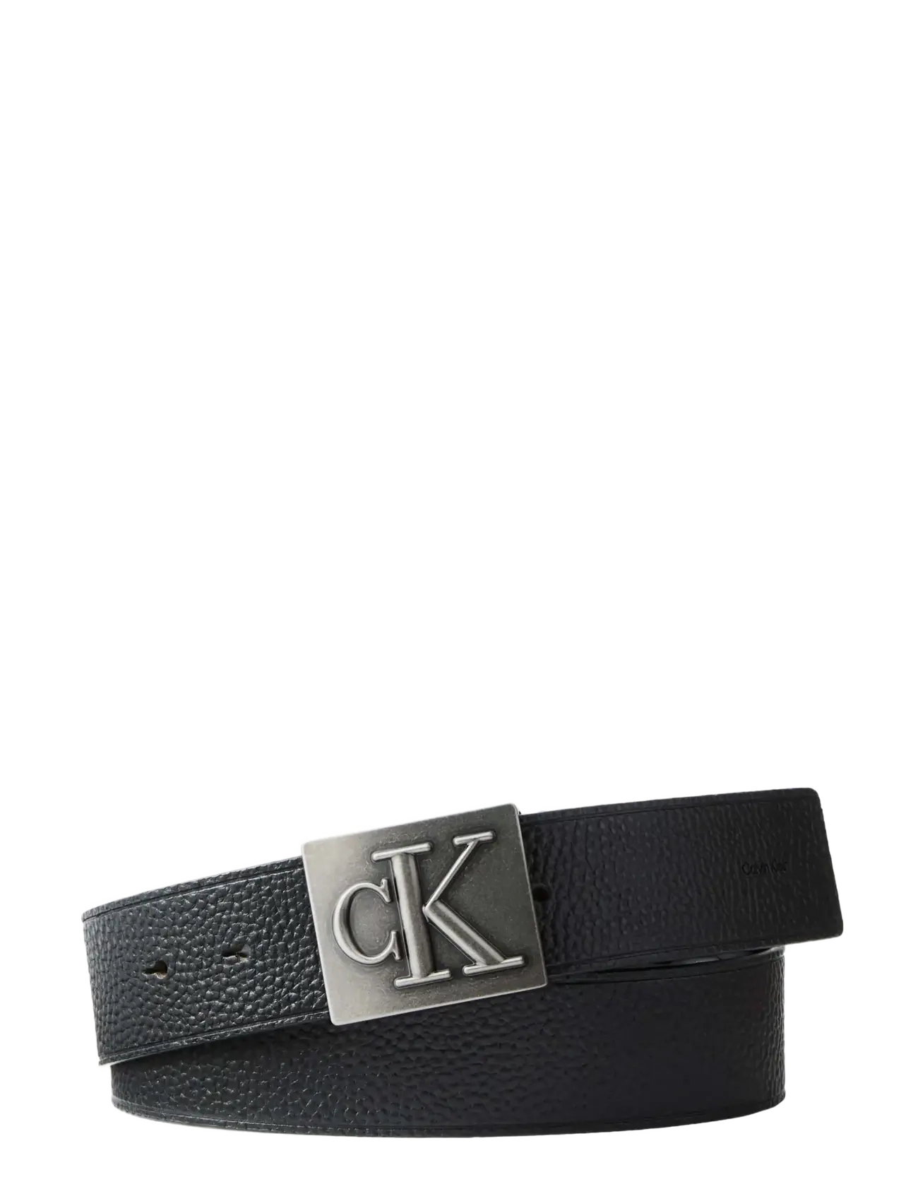 Calvin Klein Ssnl Mono Plaque 40Mm, 90, Belts, Schwarz - Classic Männerswear
