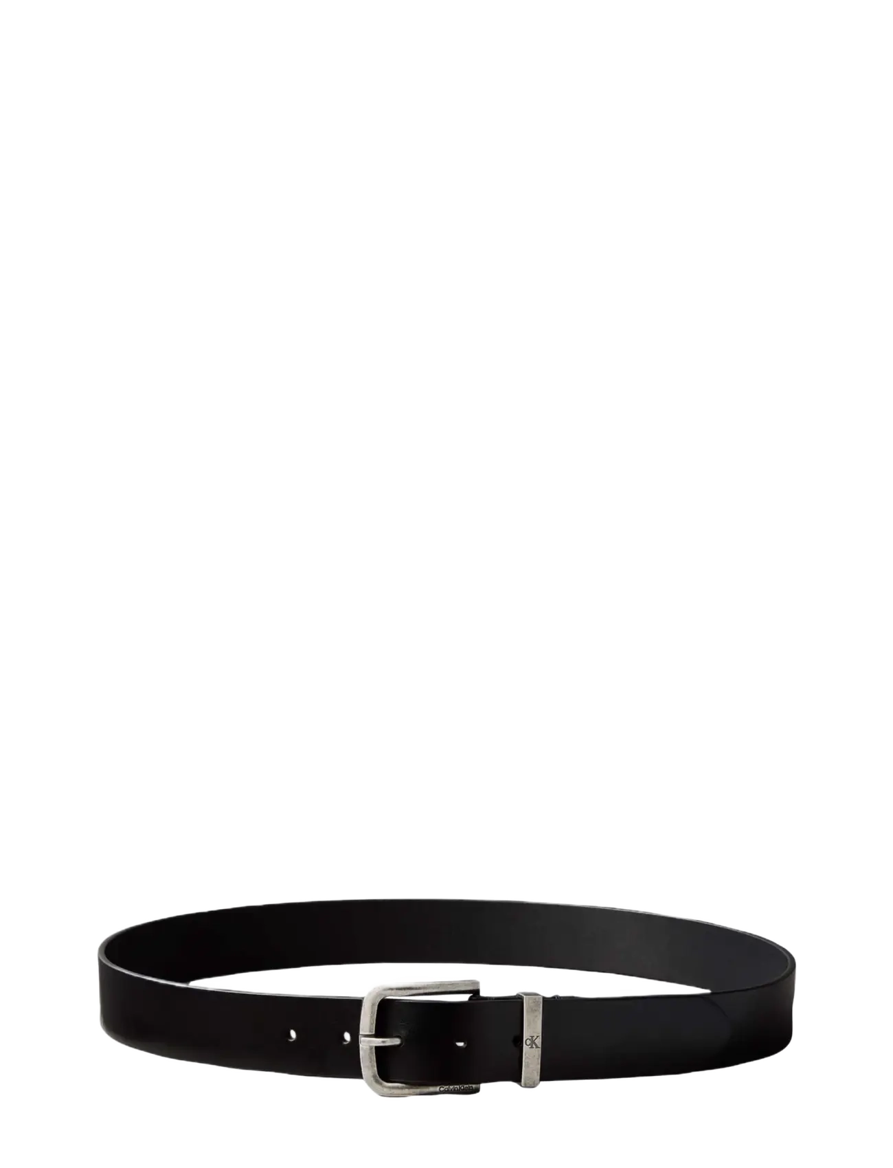 Calvin Klein - SEASONAL LOGO TUMBLED 35MM FIXED - black antique silver - 2