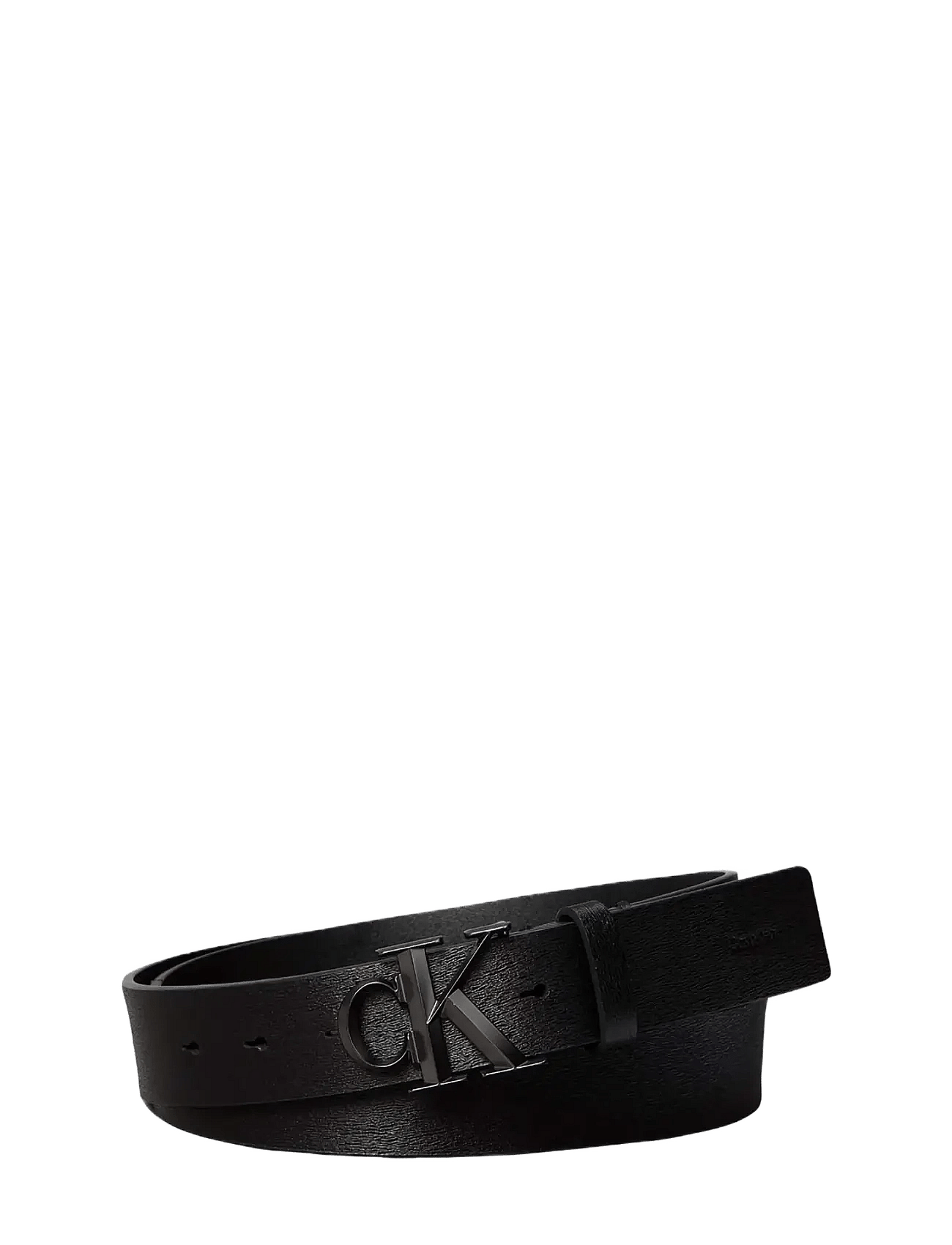 CK FACETED BUCKLE 32MM - BLACK MATTE