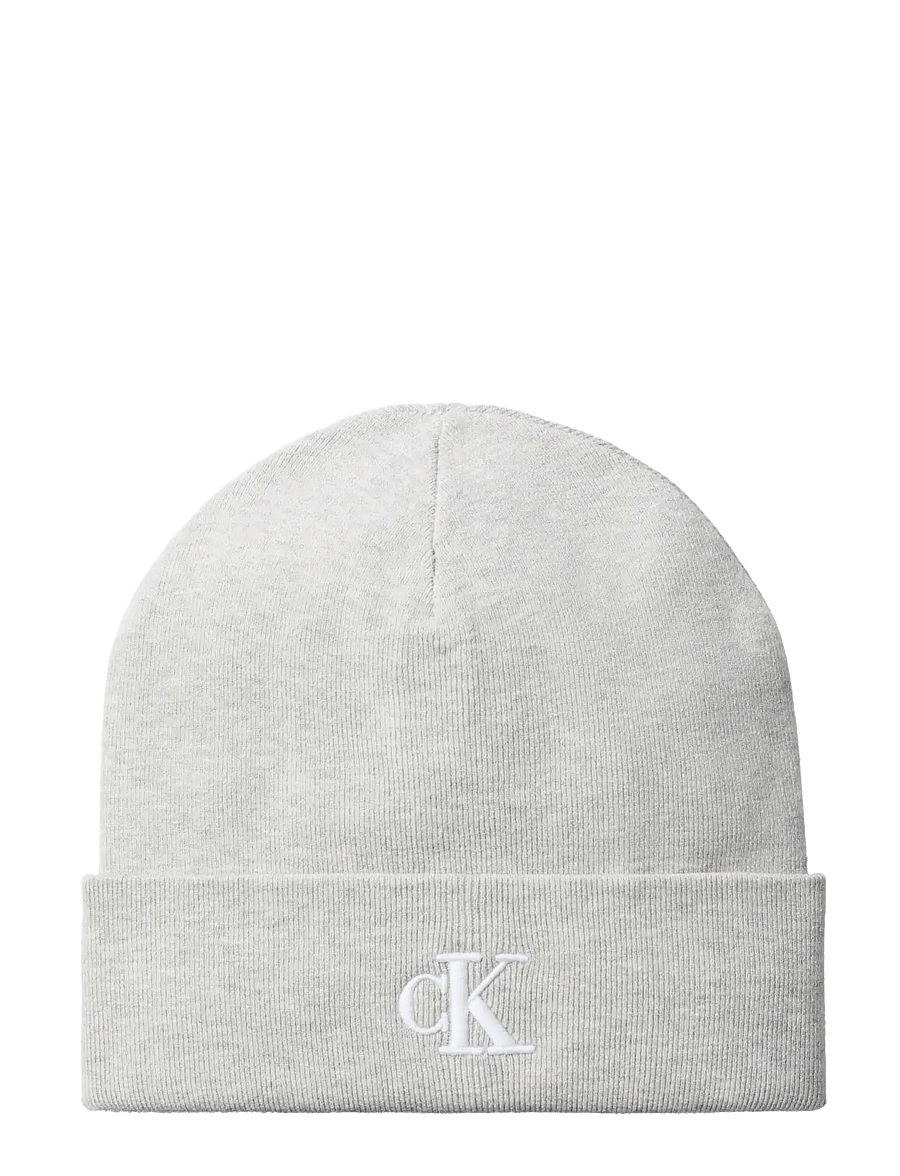 Calvin Klein - CK FINE RIB BEANIE - nach anlass kaufen - b134 bros heather - 0
