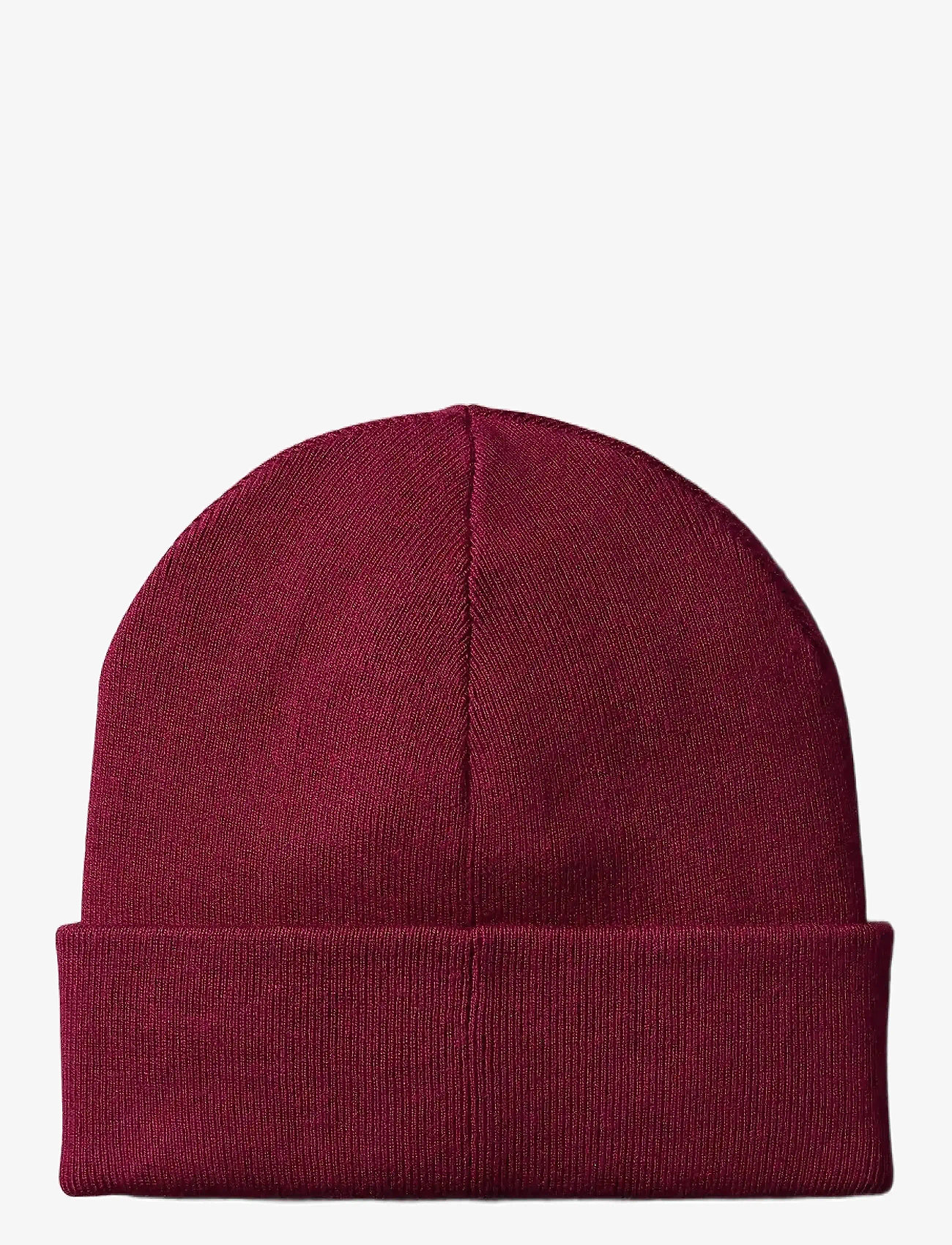 Calvin Klein - CK FINE RIB BEANIE - shop by occasion - beet red - 1