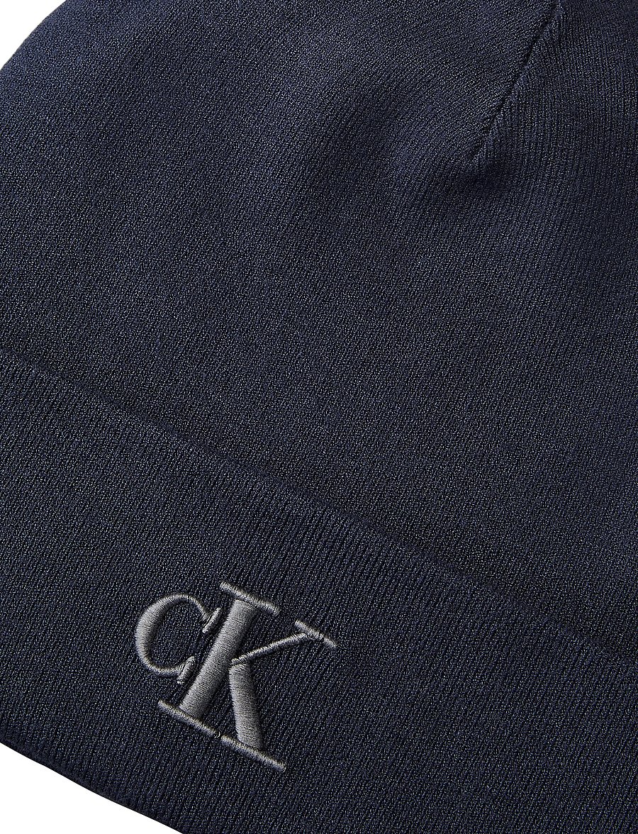 Calvin Klein - CK FINE RIB BEANIE - shoppa efter tillfälle - blue nights - 2
