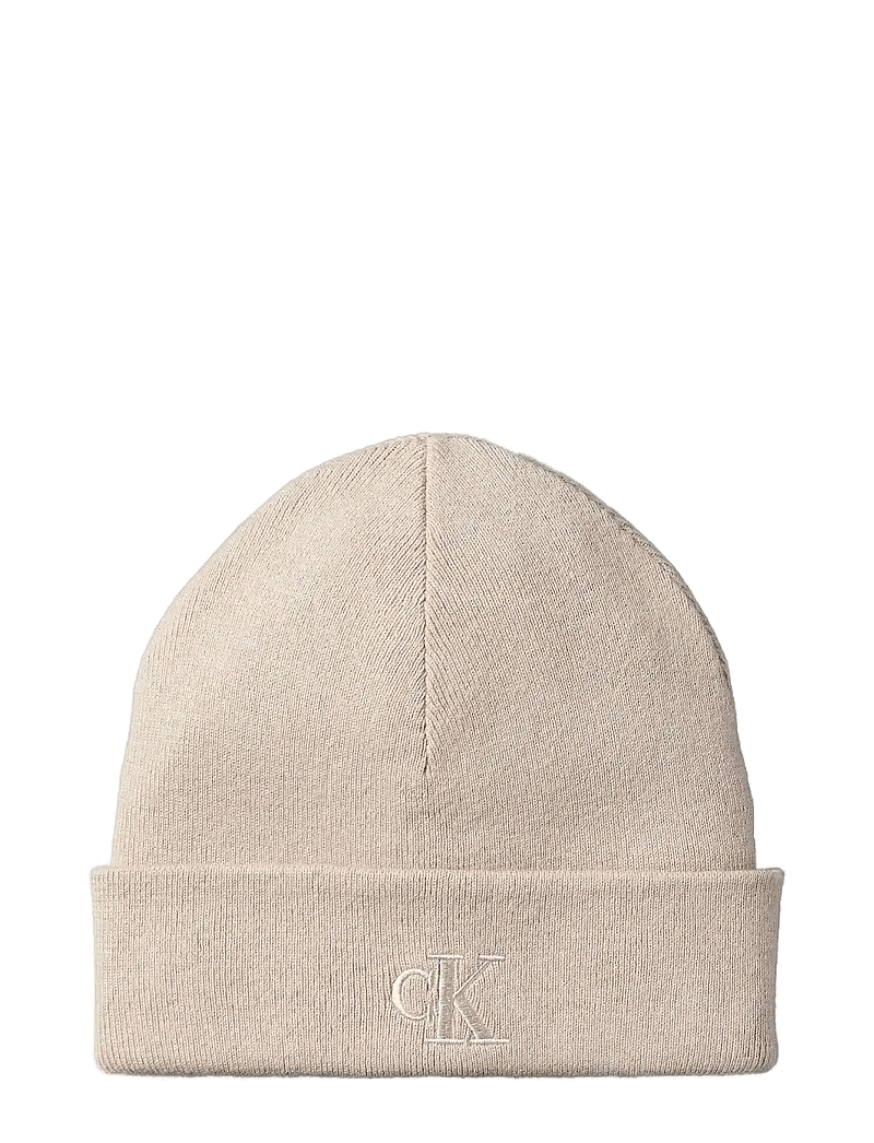 Calvin Klein - CK FINE RIB BEANIE - osta olukorra järgi - chateau gray - 0