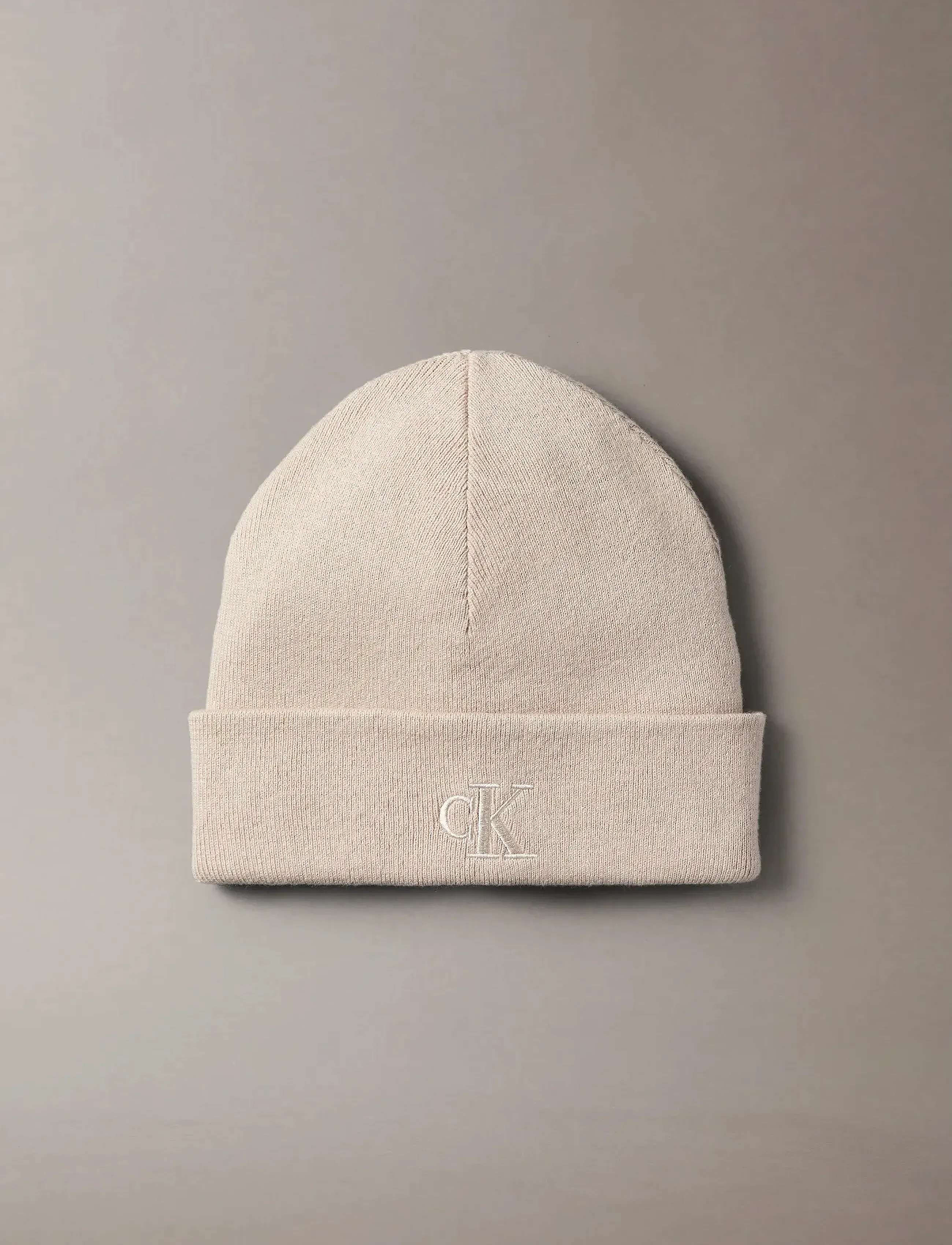 Calvin Klein - CK FINE RIB BEANIE - chateau gray - 2