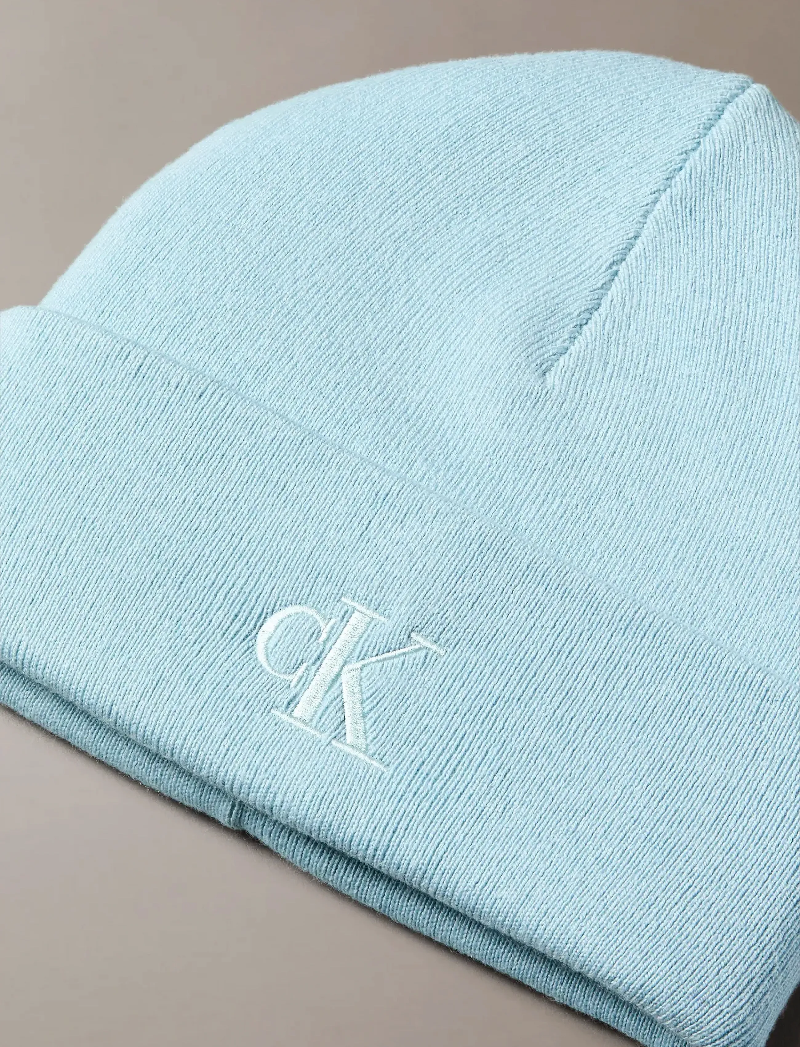 Calvin Klein - CK FINE RIB BEANIE - palest blue - 3