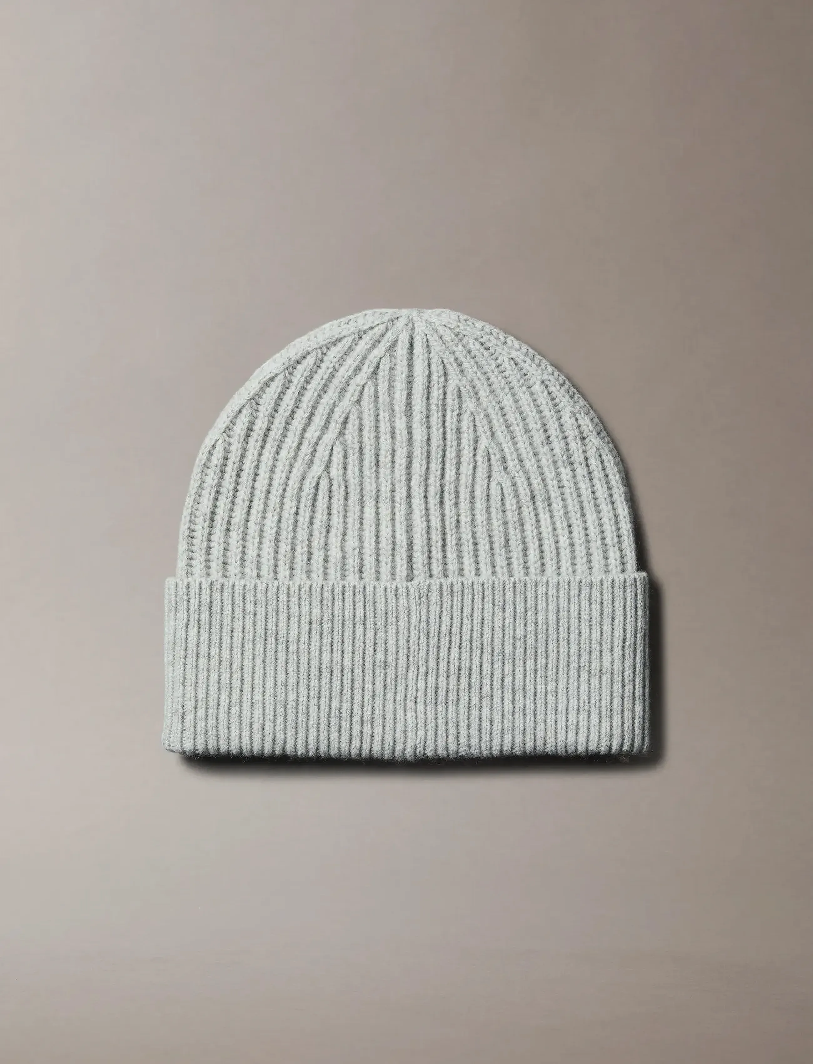Calvin Klein - CK METAL WOOL BEANIE - accessoires - light grey heather - 4
