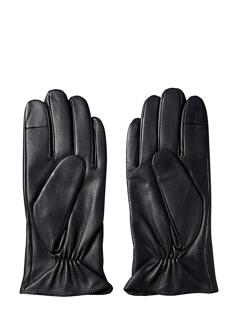 Calvin Klein - CLASSIC PEBBLE LEATHER GLOVES - osta olukorra järgi - black - 2