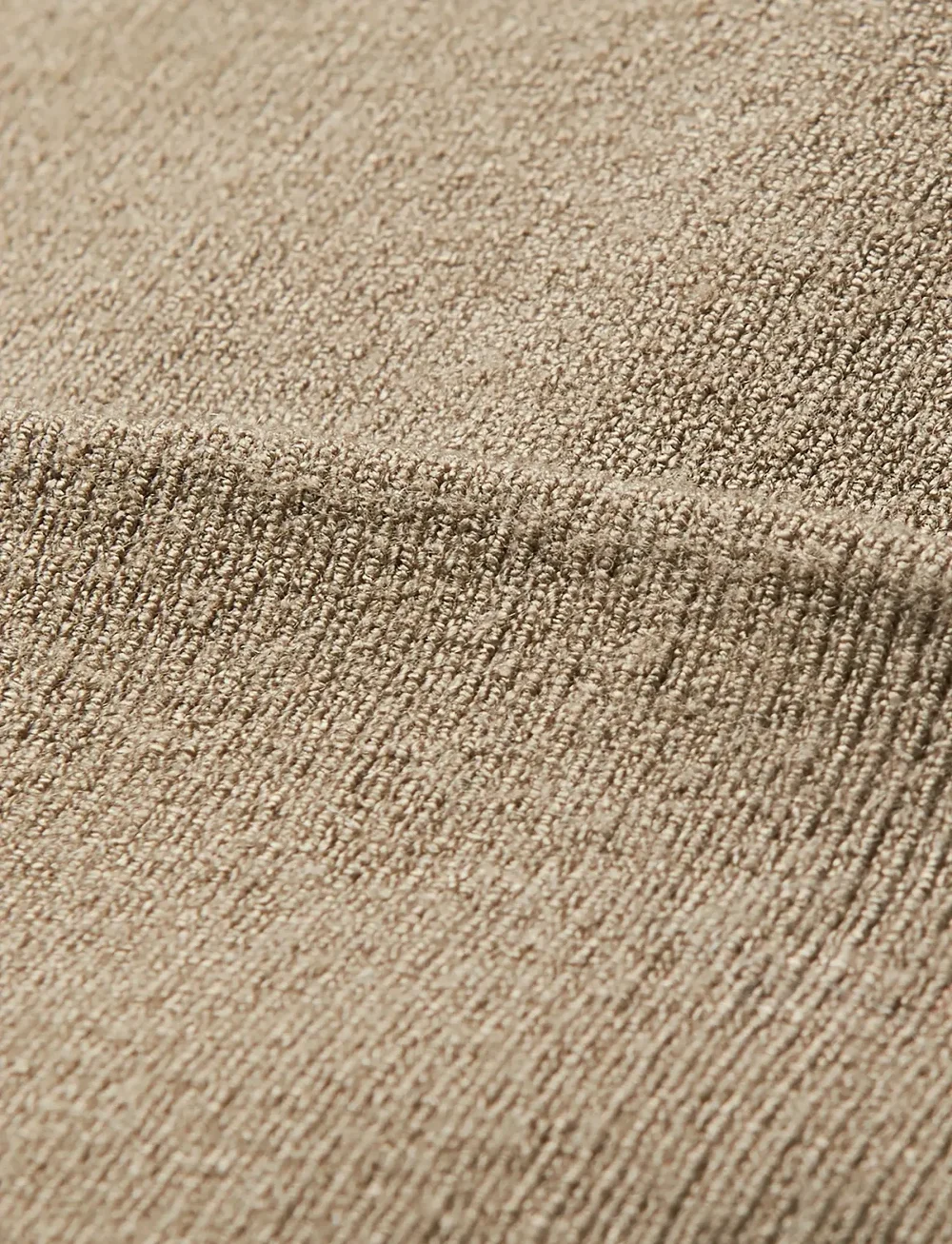 Calvin Klein - EMBLEM PATCH FINE RIB BEANIE - mössor - taupe - 2