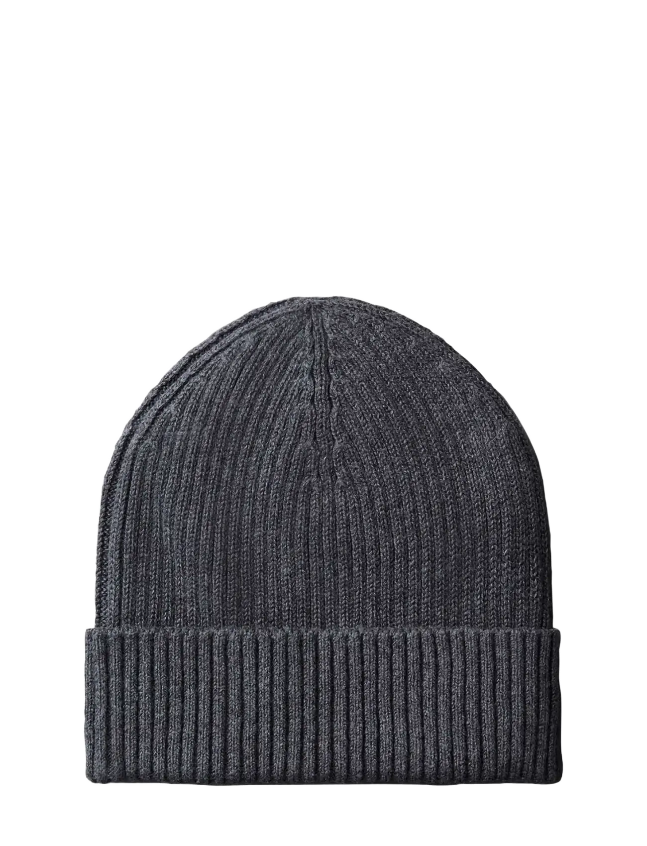 Calvin Klein - PATCH CHUNKY RIB COTTON BEANIE - shop efter anledning - b65 charcoal grey heather - 1
