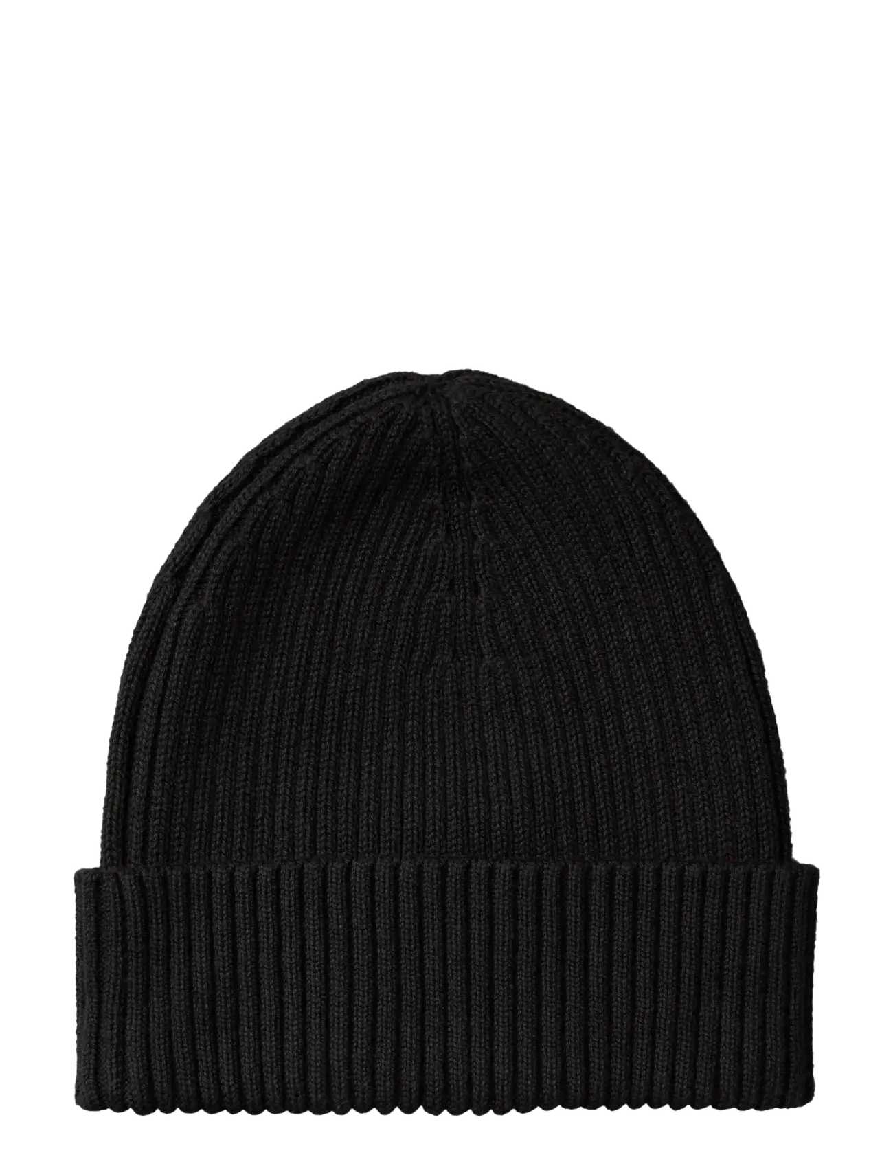 Calvin Klein - PATCH CHUNKY RIB COTTON BEANIE - shoppa efter tillfälle - black - 2