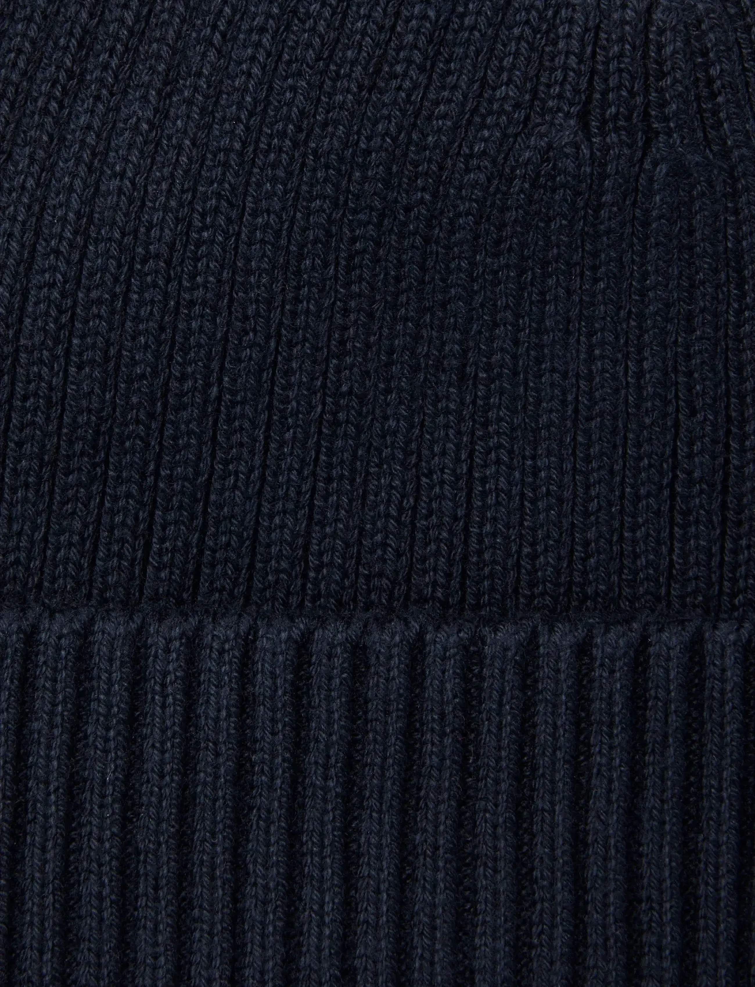 Calvin Klein - PATCH CHUNKY RIB COTTON BEANIE - accessories - dark sapphire - 3