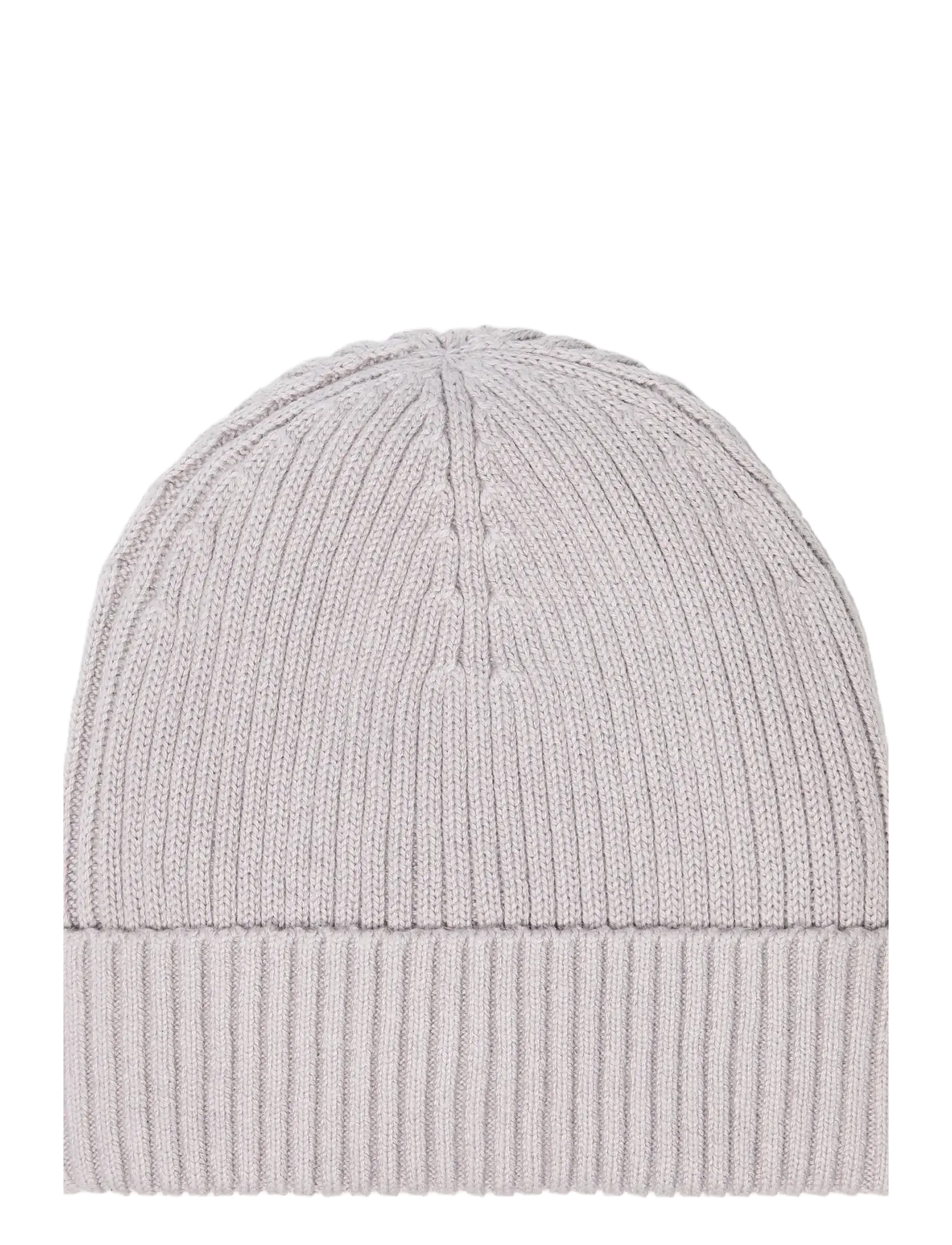 Calvin Klein - PATCH CHUNKY RIB COTTON BEANIE - nach anlass kaufen - silver sconce - 1