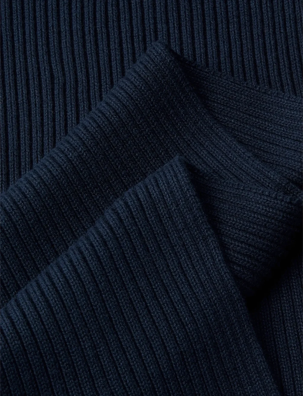 Calvin Klein - PATCH CHUNKY RIB COTTON SCARF - winter scarves - black - 3