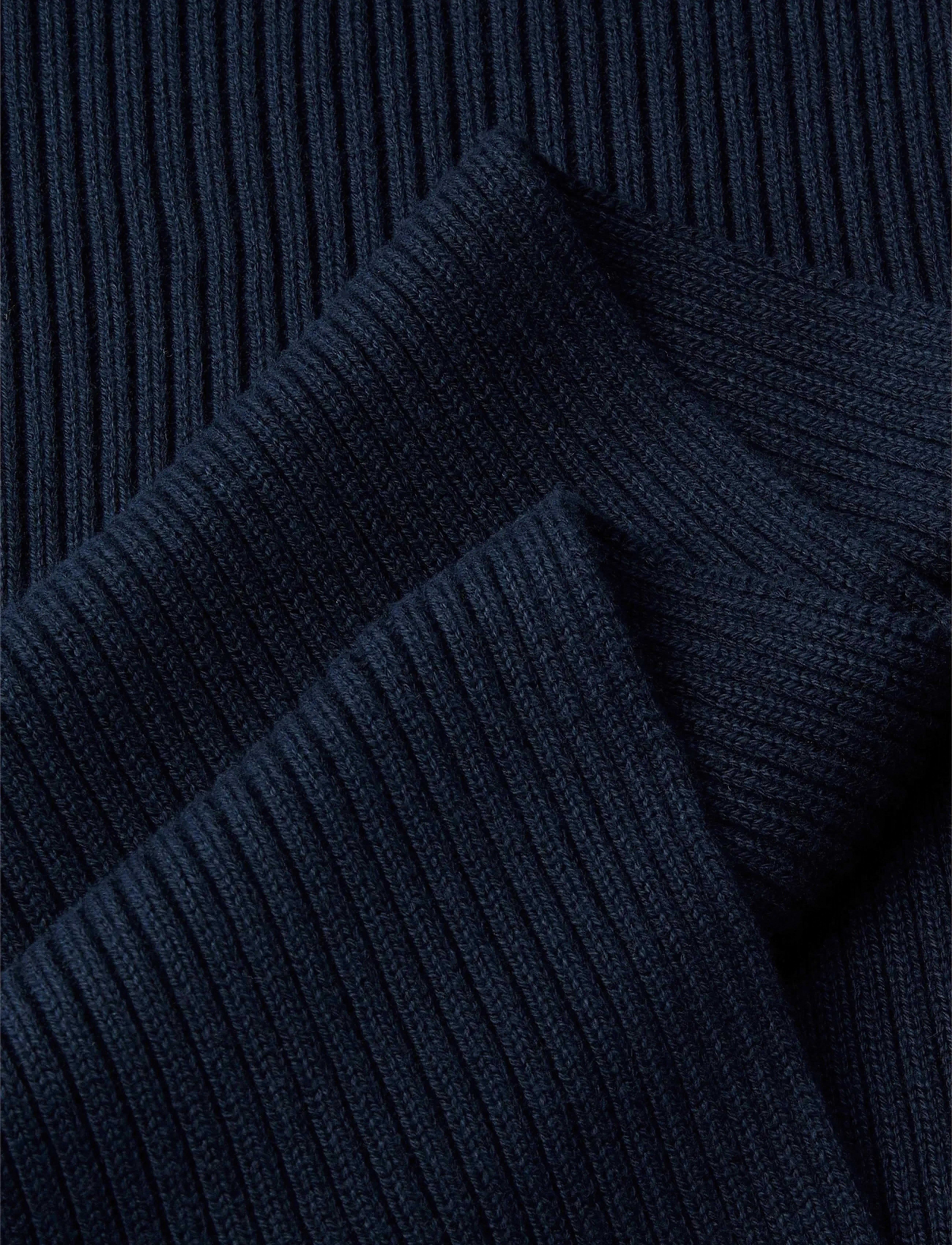 Calvin Klein - PATCH CHUNKY RIB COTTON SCARF - schals - black - 3