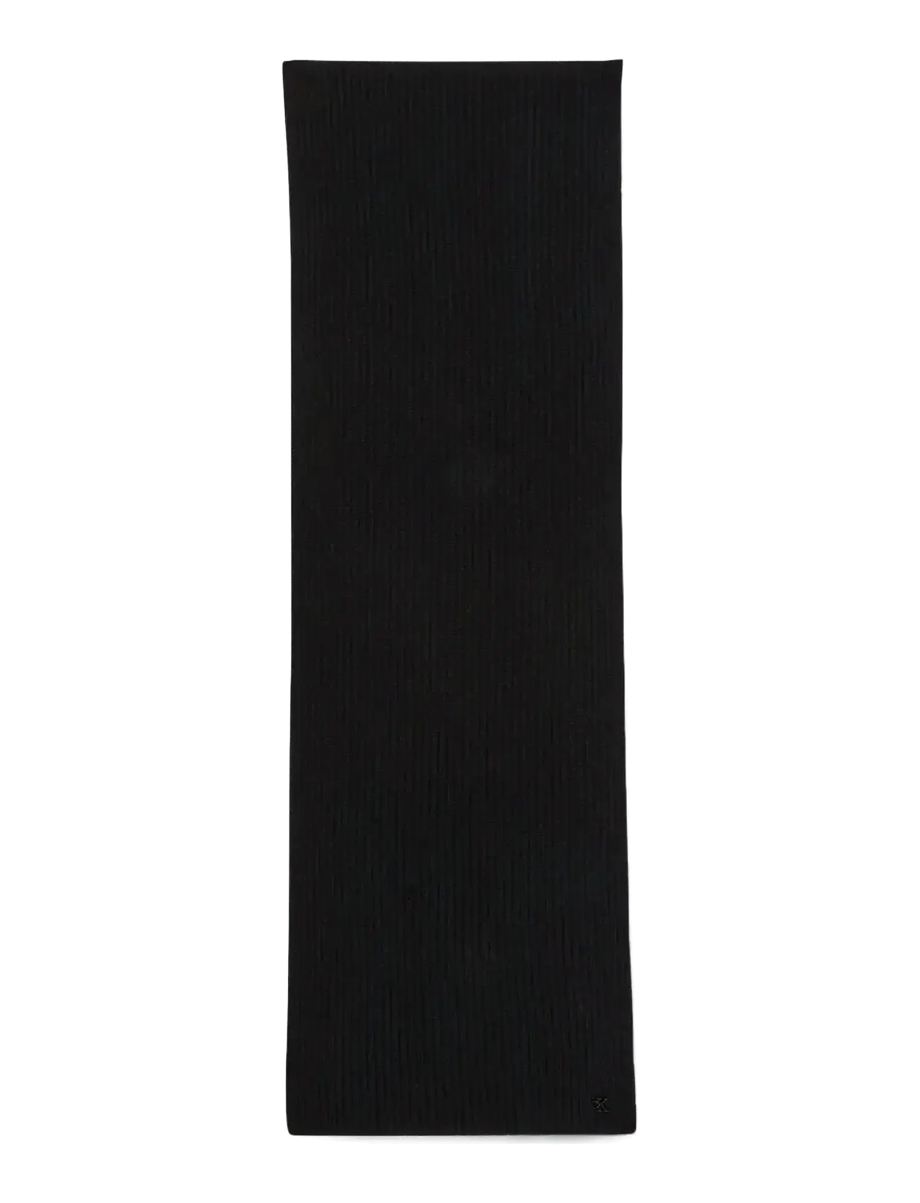 CALVIN KLEIN Ck Metal Wolle Rib Schal Schwarz - One Size - Damen