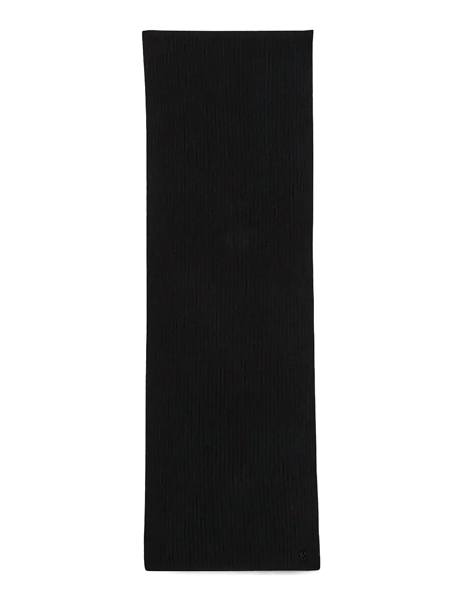 Calvin Klein - CK METAL WOOL RIB SCARF - talvesallid - black - 0