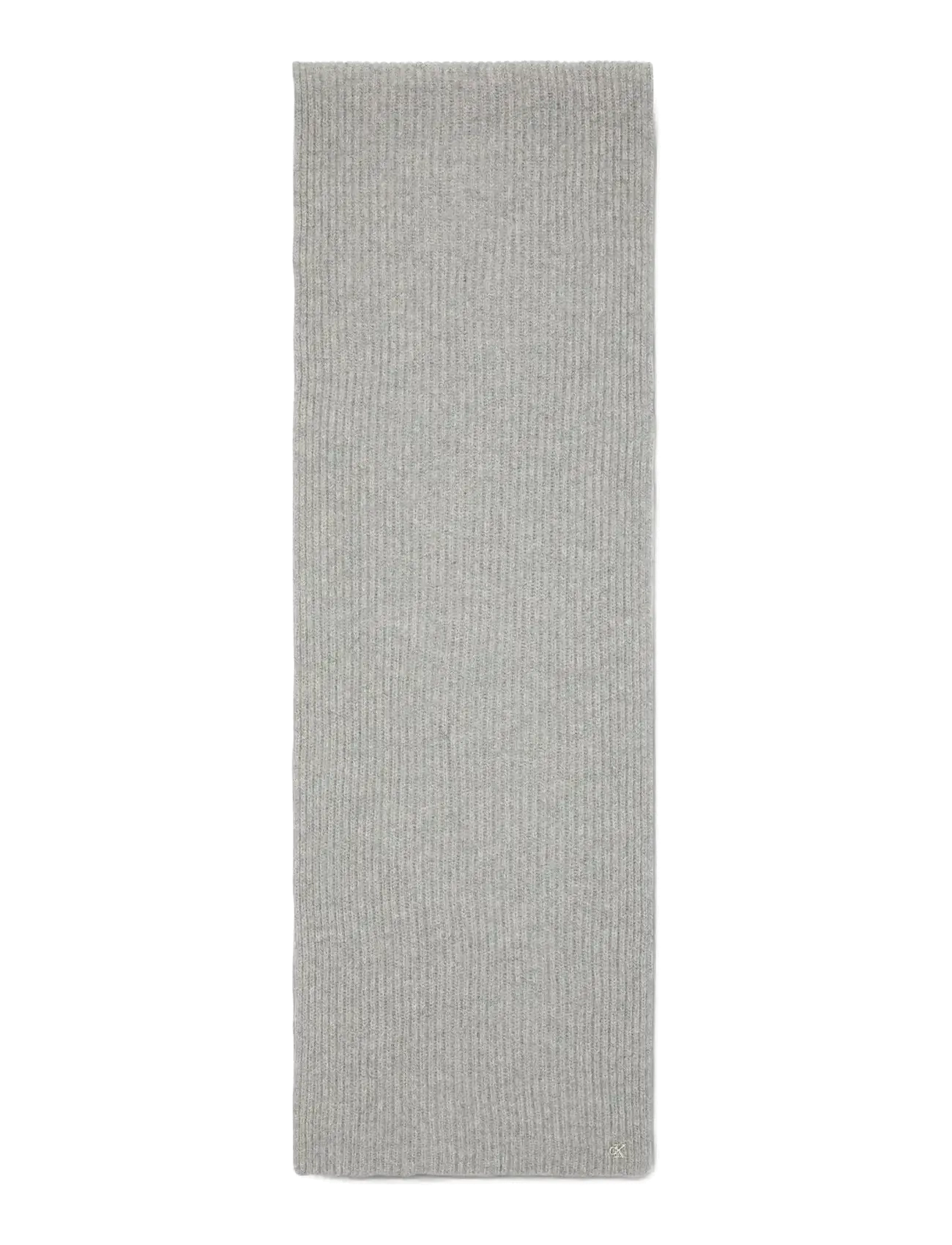 CALVIN KLEIN Ck Metal Wolle Rib Schal Grau - One Size - Damen