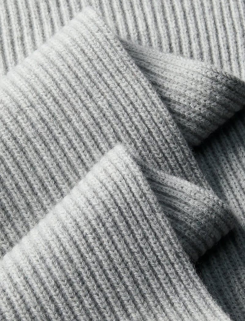 Calvin Klein - CK METAL WOOL RIB SCARF - halstørklæder - light grey heather - 3