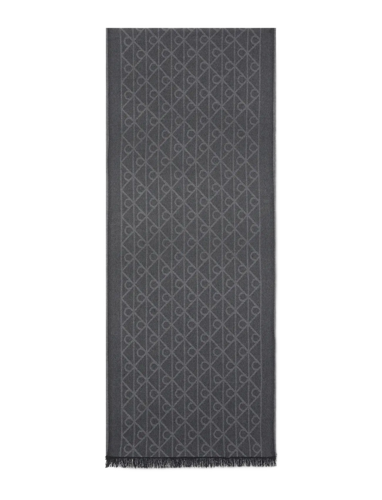 Calvin Klein - TONAL AOP JCQ LW SCARF - black - 2