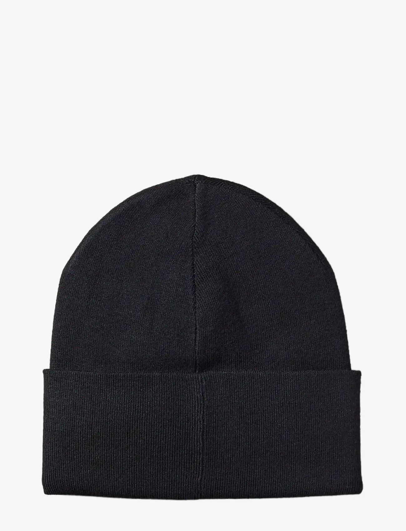 Calvin Klein - MONOLOGO PATCH BEANIE - accessoires - black - 1