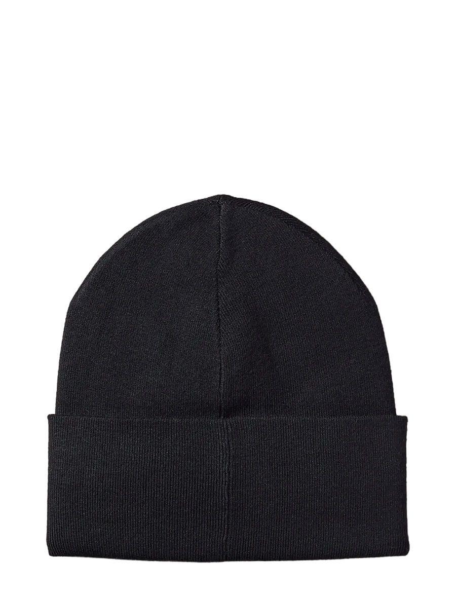 Calvin Klein - MONOLOGO PATCH BEANIE - shoppa efter tillfälle - black - 1